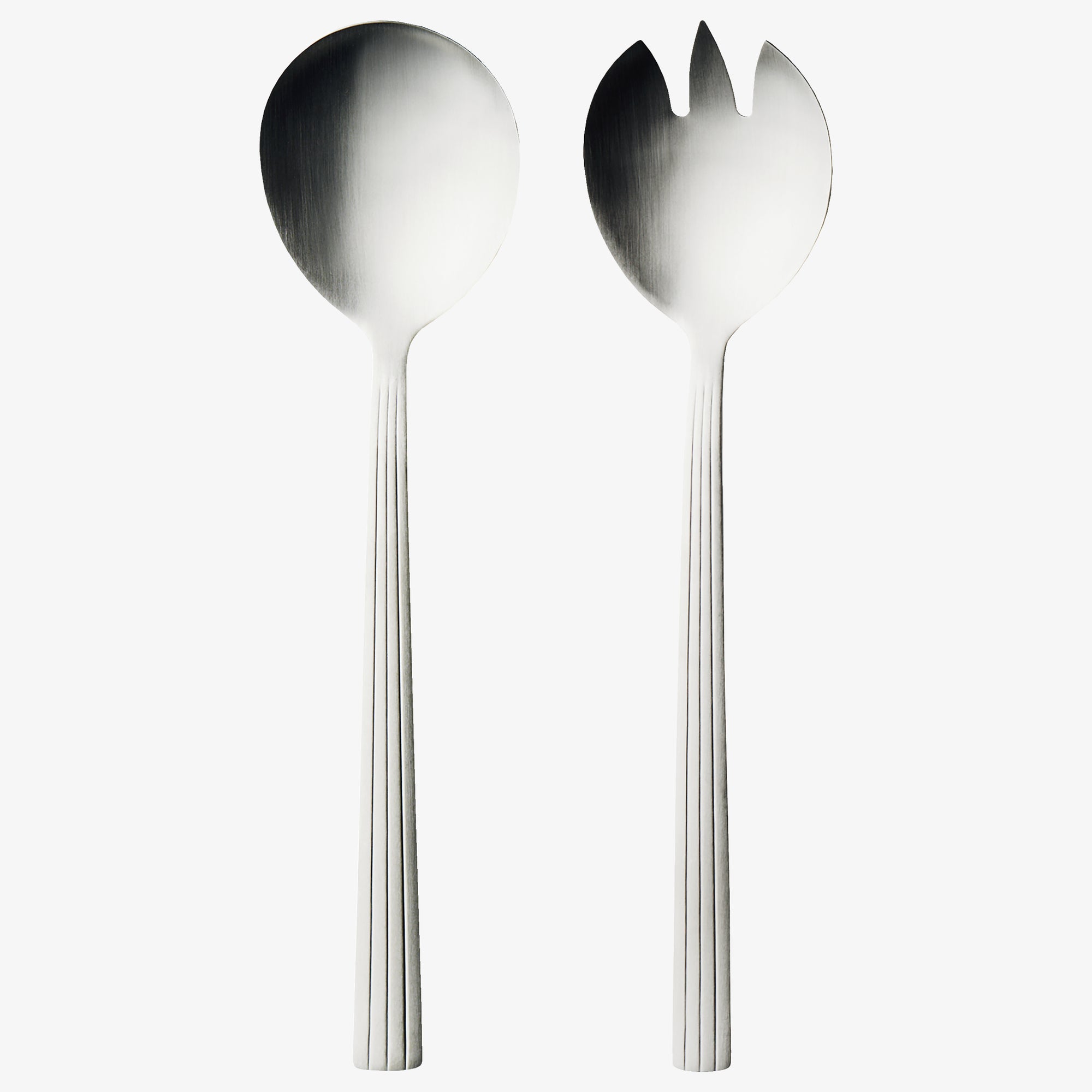 RAW salad set 2 pieces | Matte Steel