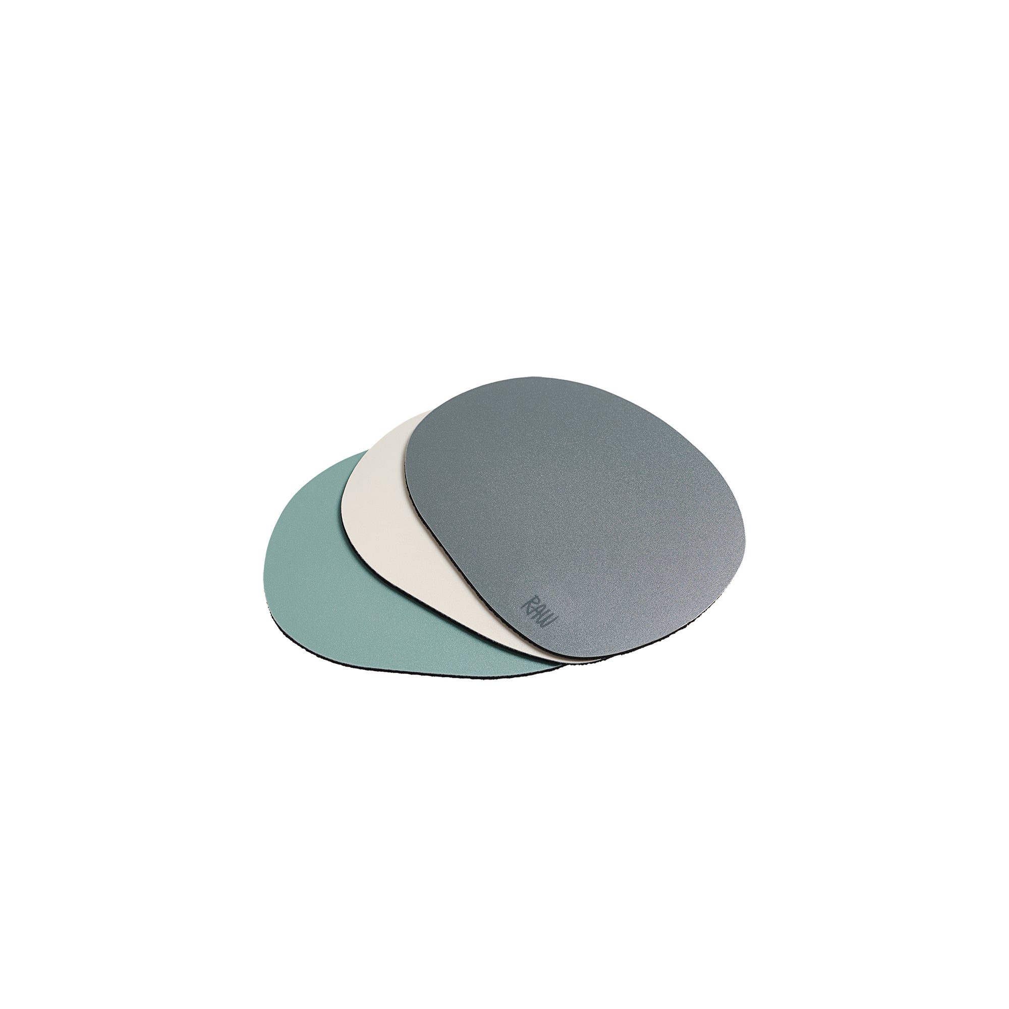 RAW Silicone coasters 6 pcs. | Green