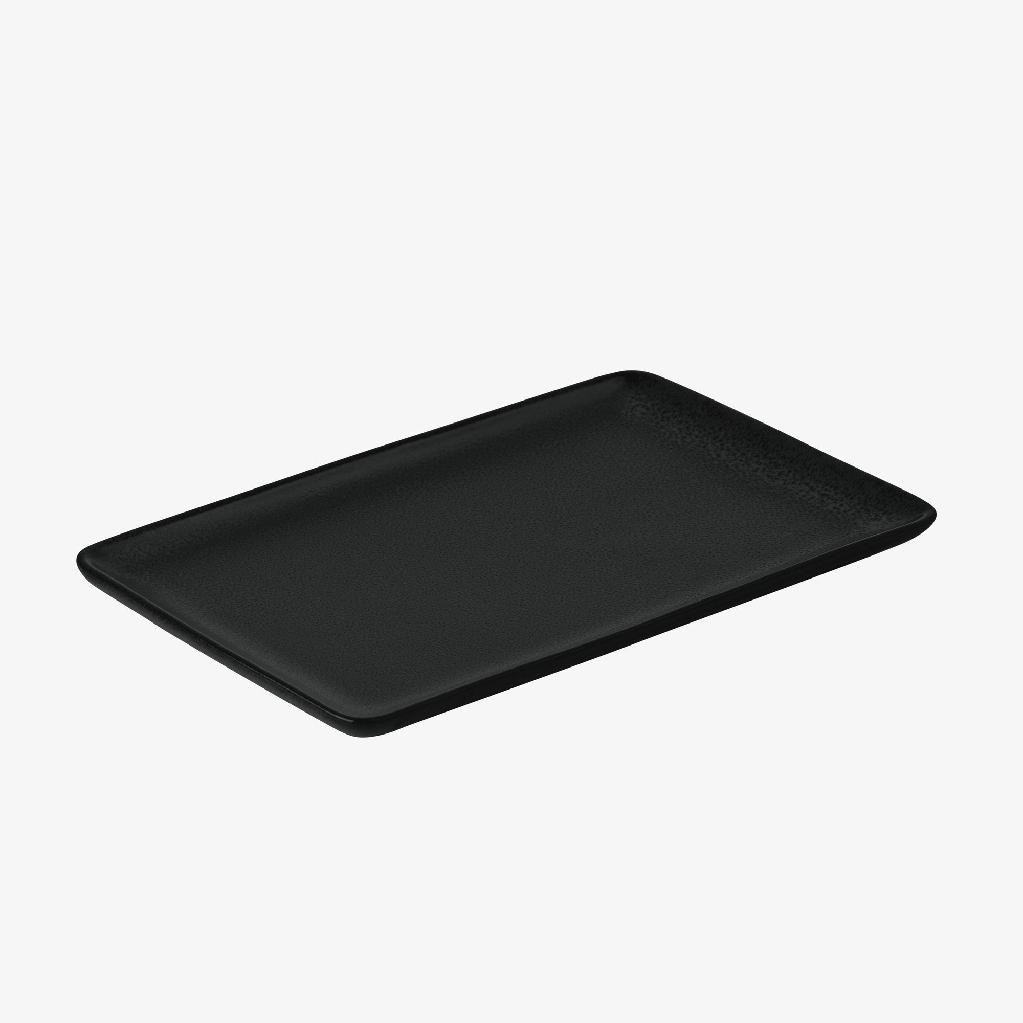 RAW rectangular lunch plate | Titanium Black