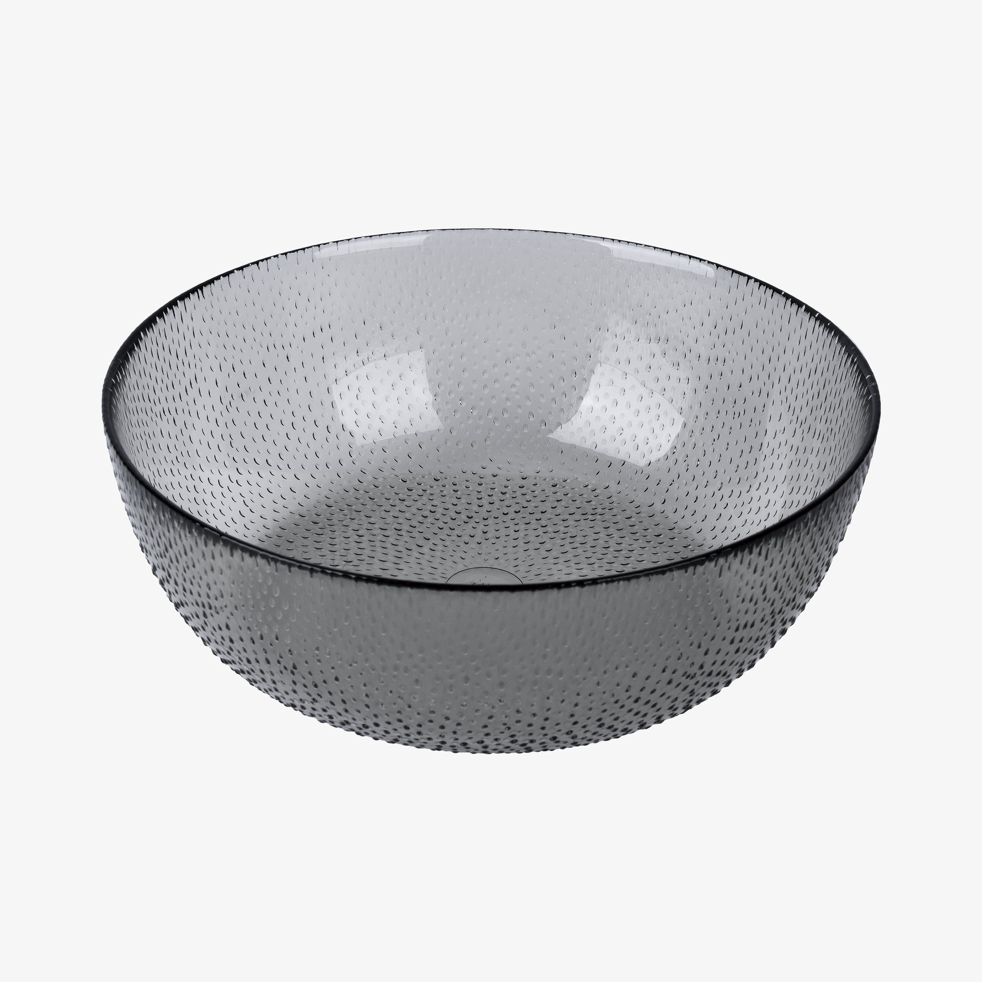 RAW Glass Beads bowl 26.5 cm | Smoke