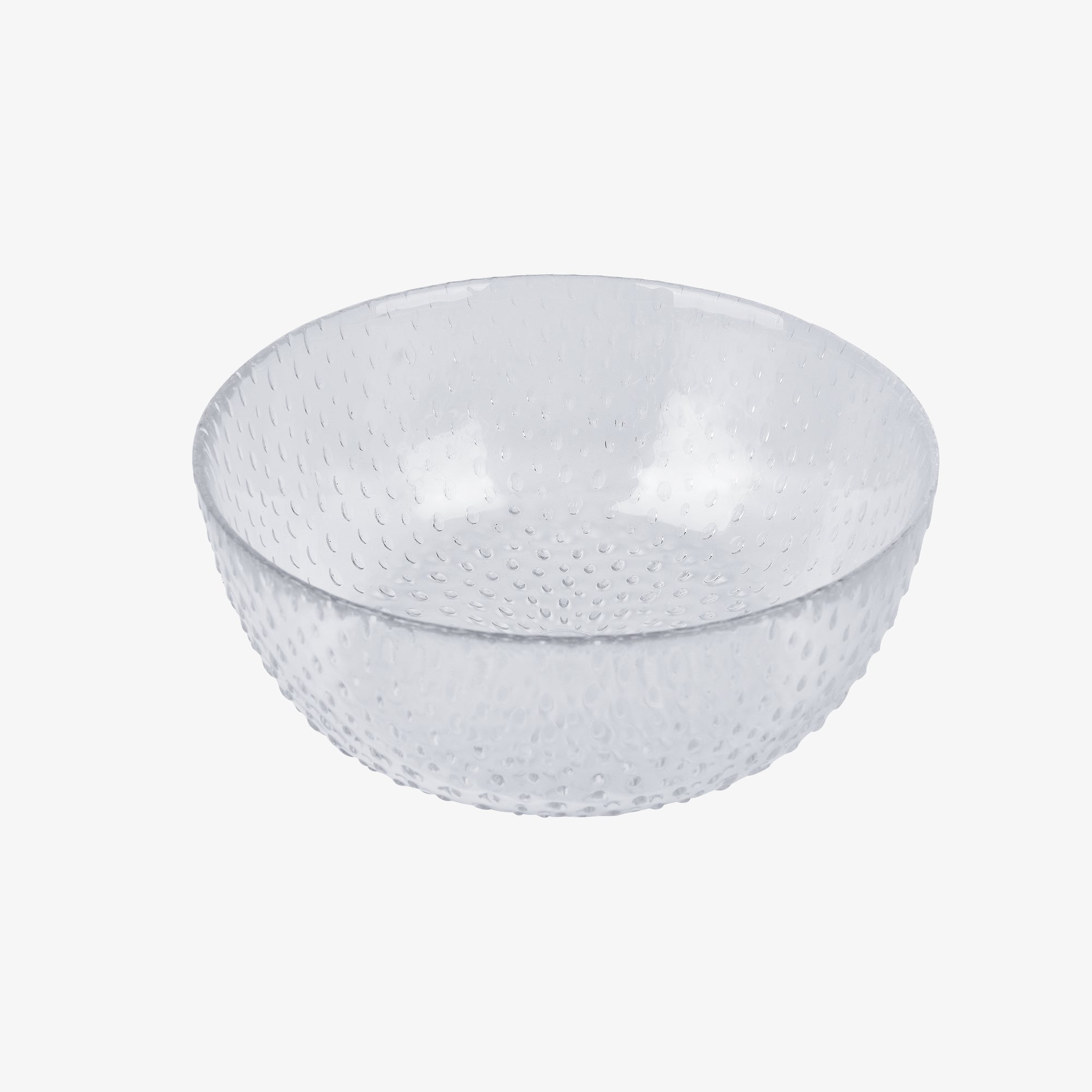 RAW Glass Beads bowl 20.5 cm | Clear