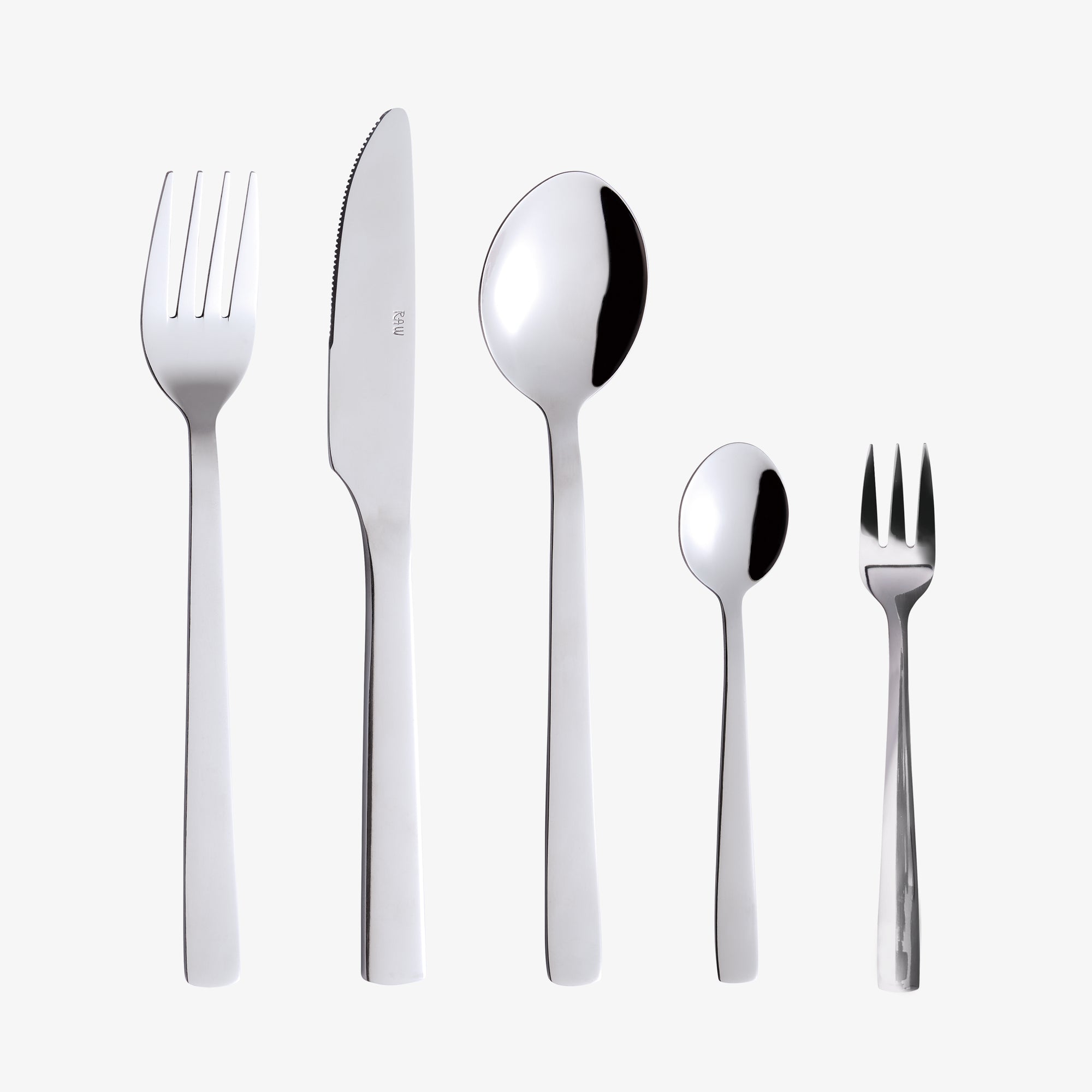 RAW 60-piece cutlery set | Mirror Polish