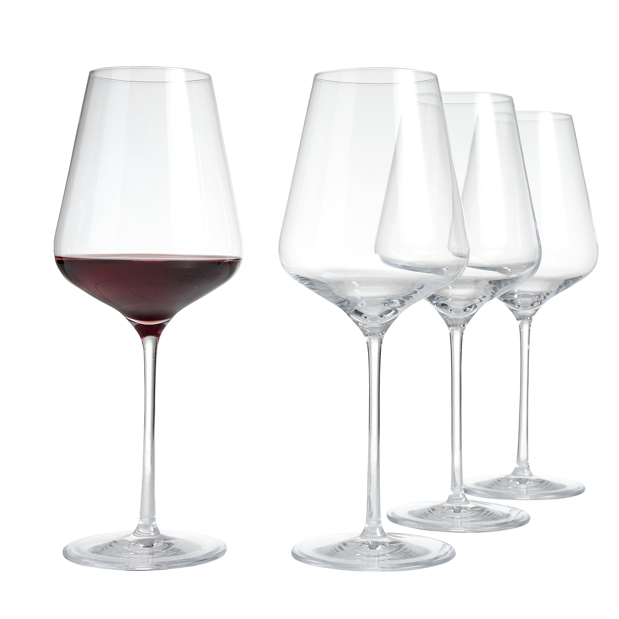 Connoisseur extravagant - for powerful redwine 4 pcs | Clear