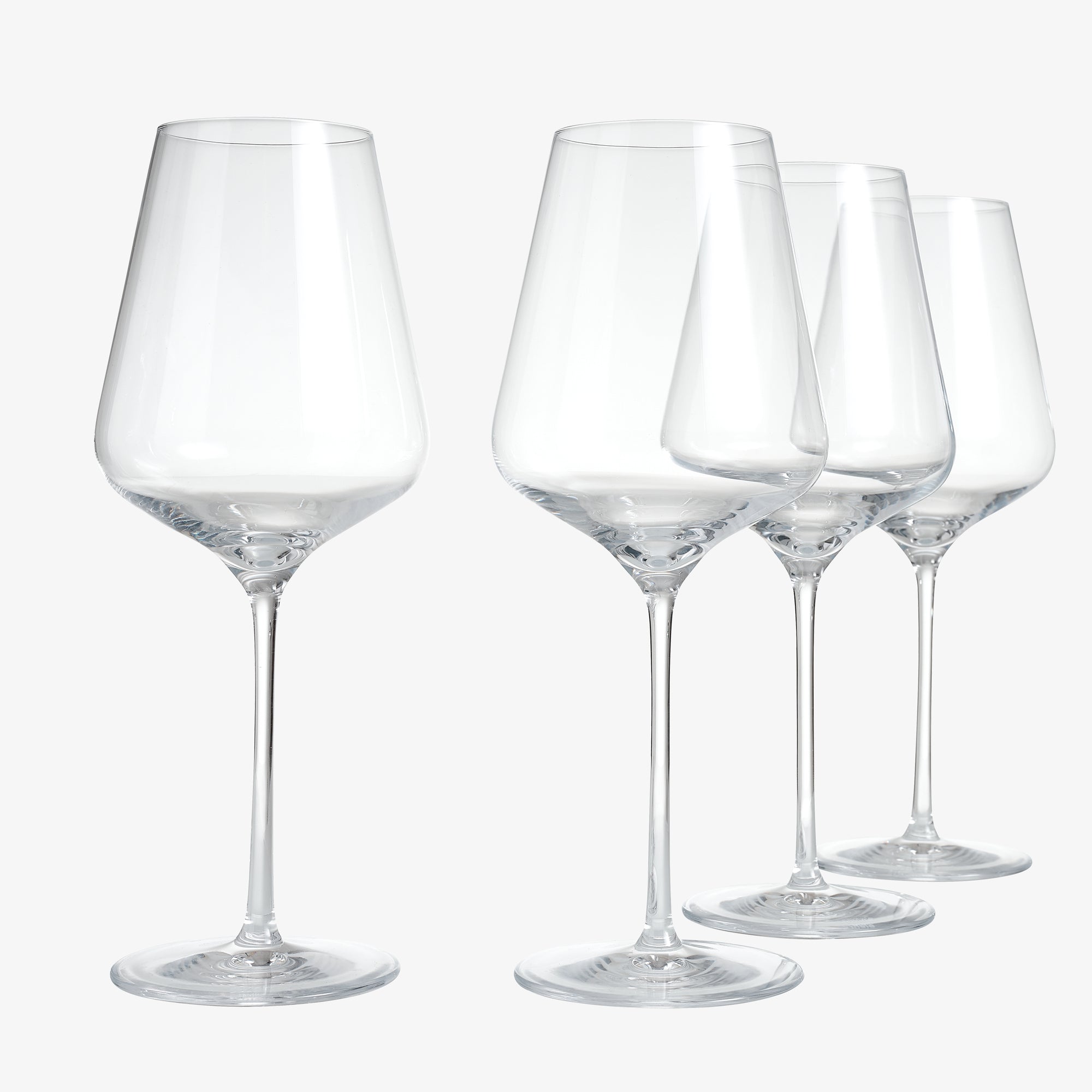 Connoisseur extravagant - for powerful redwine 4 pcs | Clear