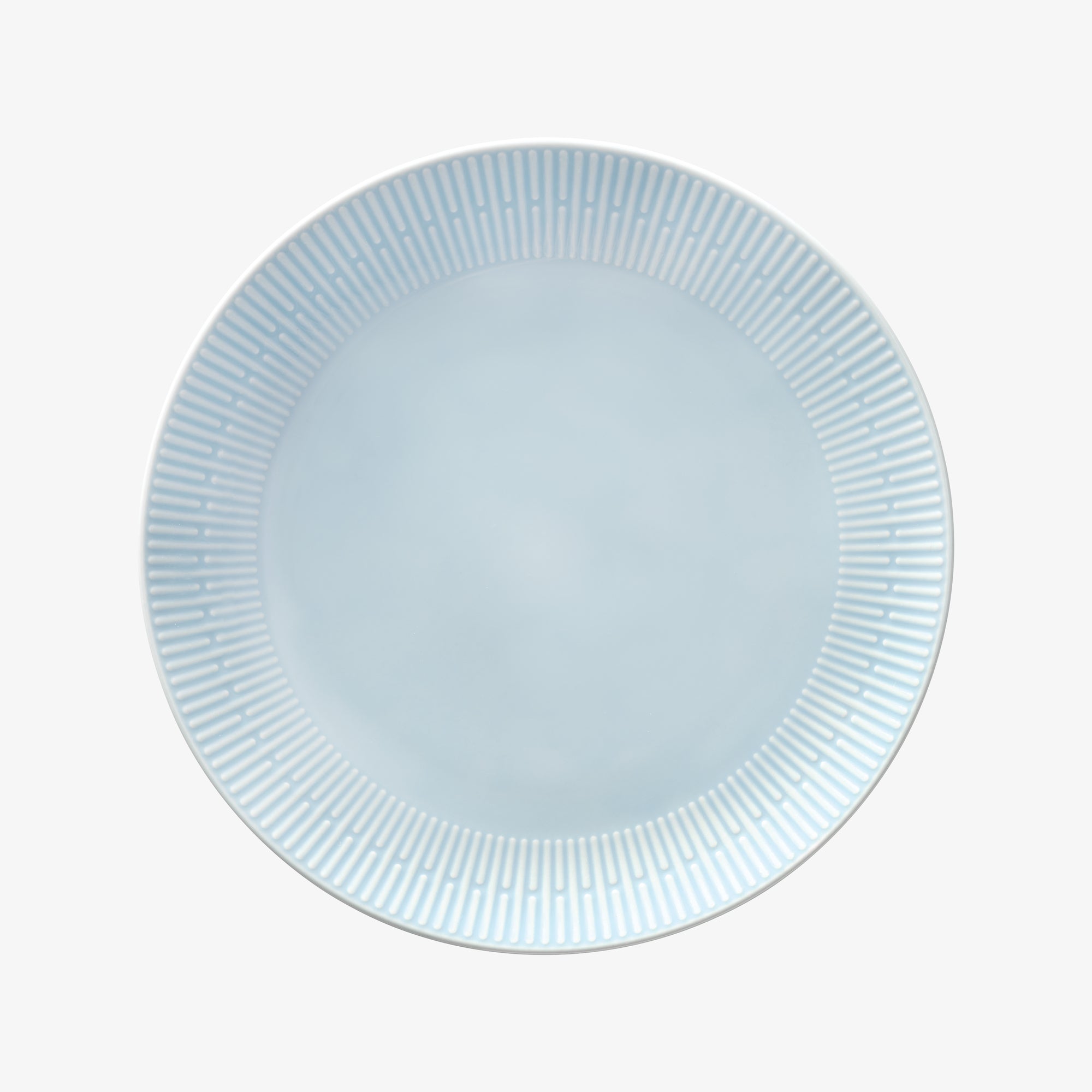 Relief dinner plate Light Blue