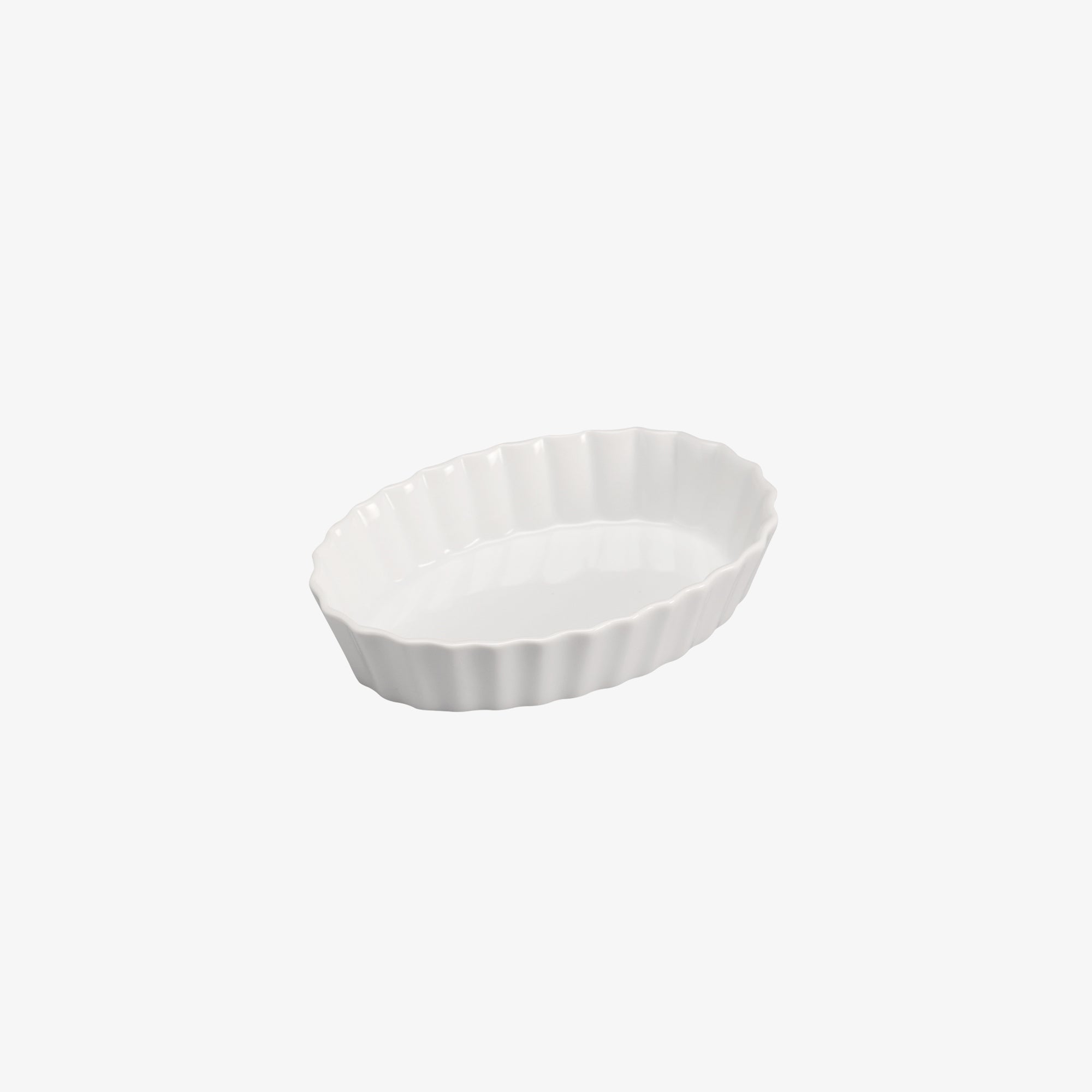 Aroma oval pie dish | White