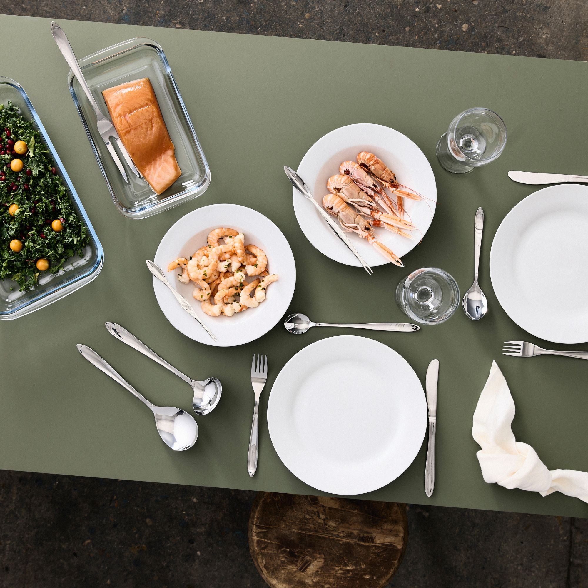 Gastro serving / meat fork | Mirror Polish