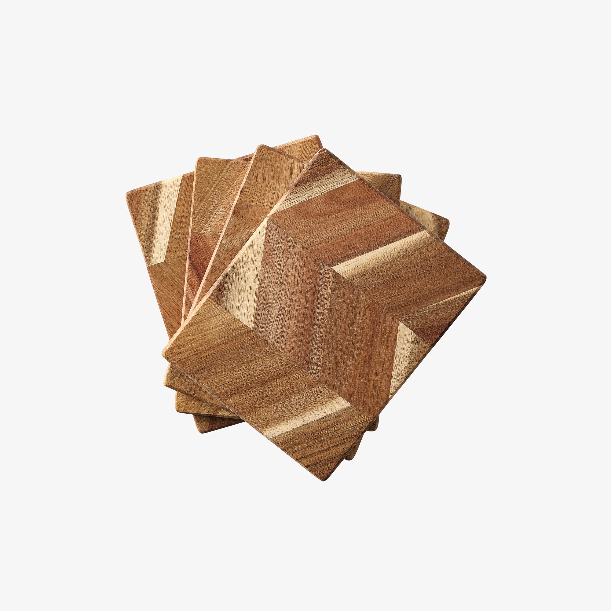 Acacia butter boards 4 pcs. | Natural