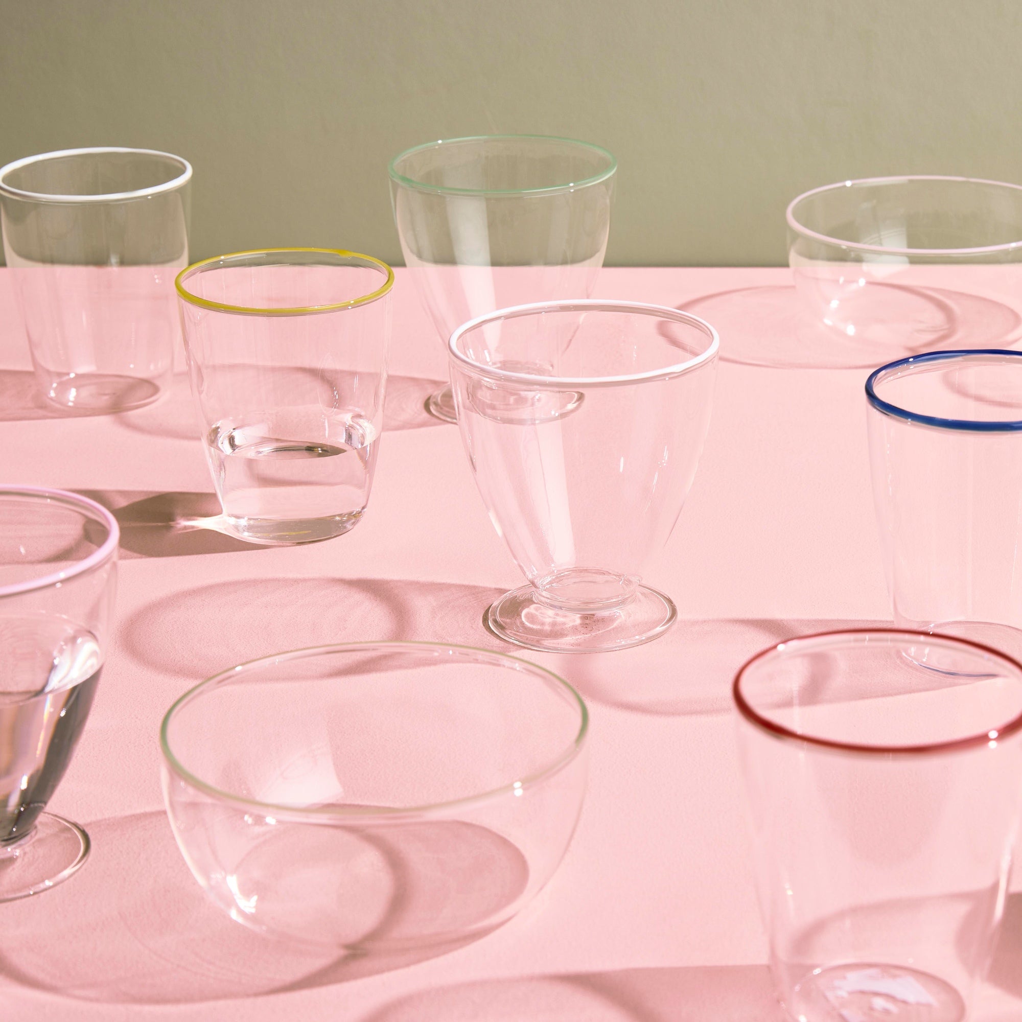 Art dessert glass | Pistachio