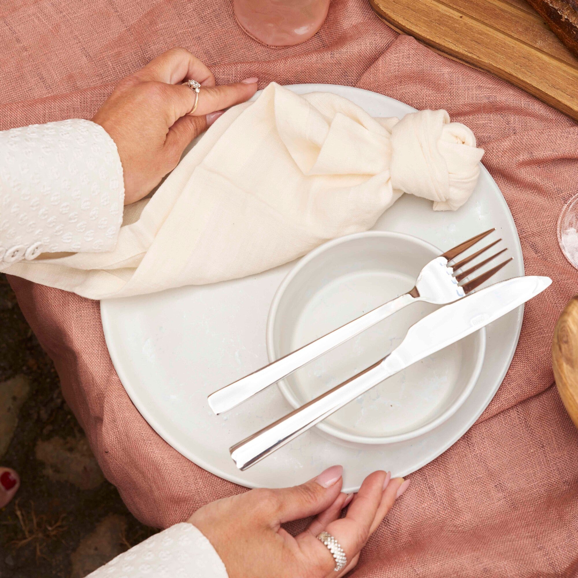 RAW dinner plate | Arctic White