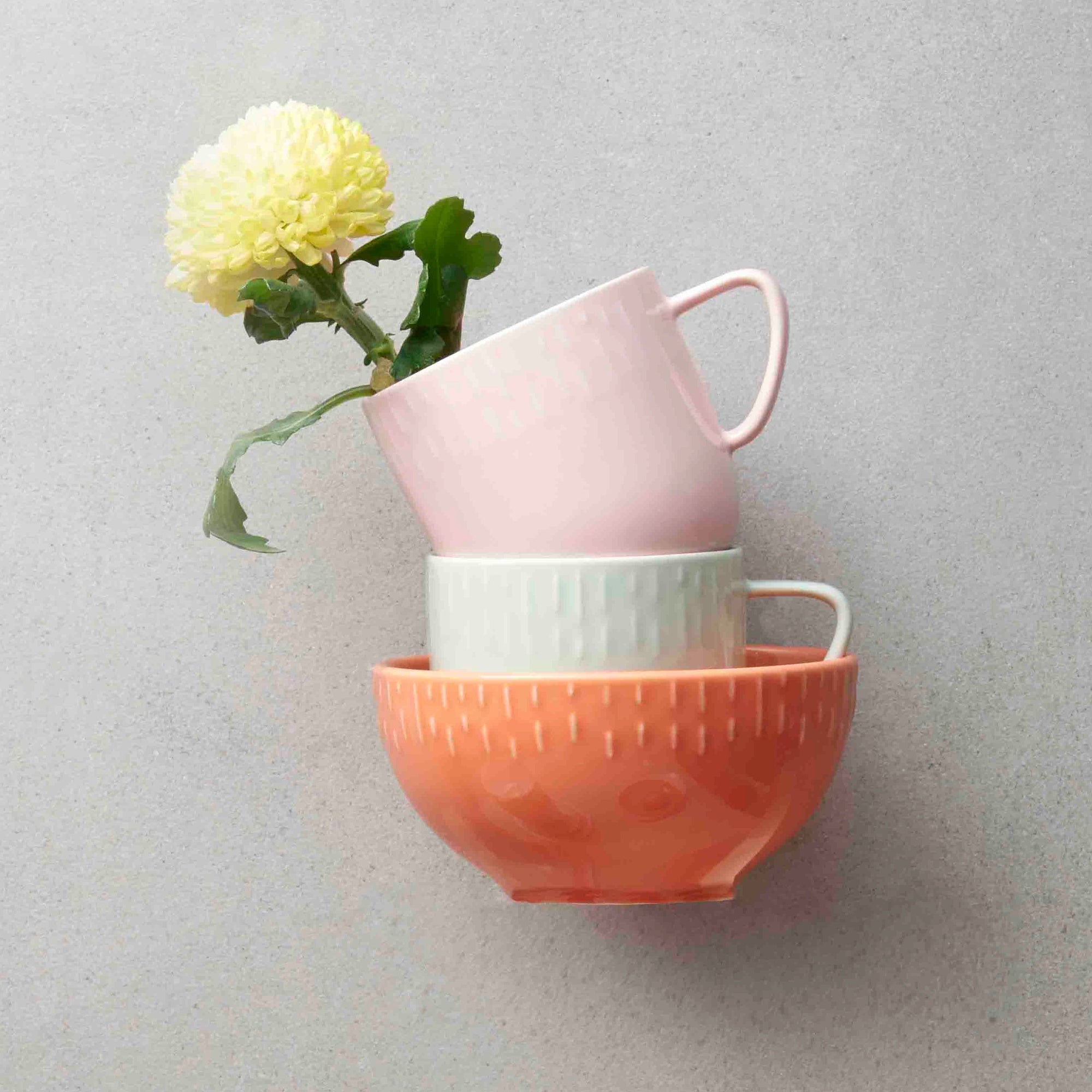 Confetti mug with handle | Cotton candy