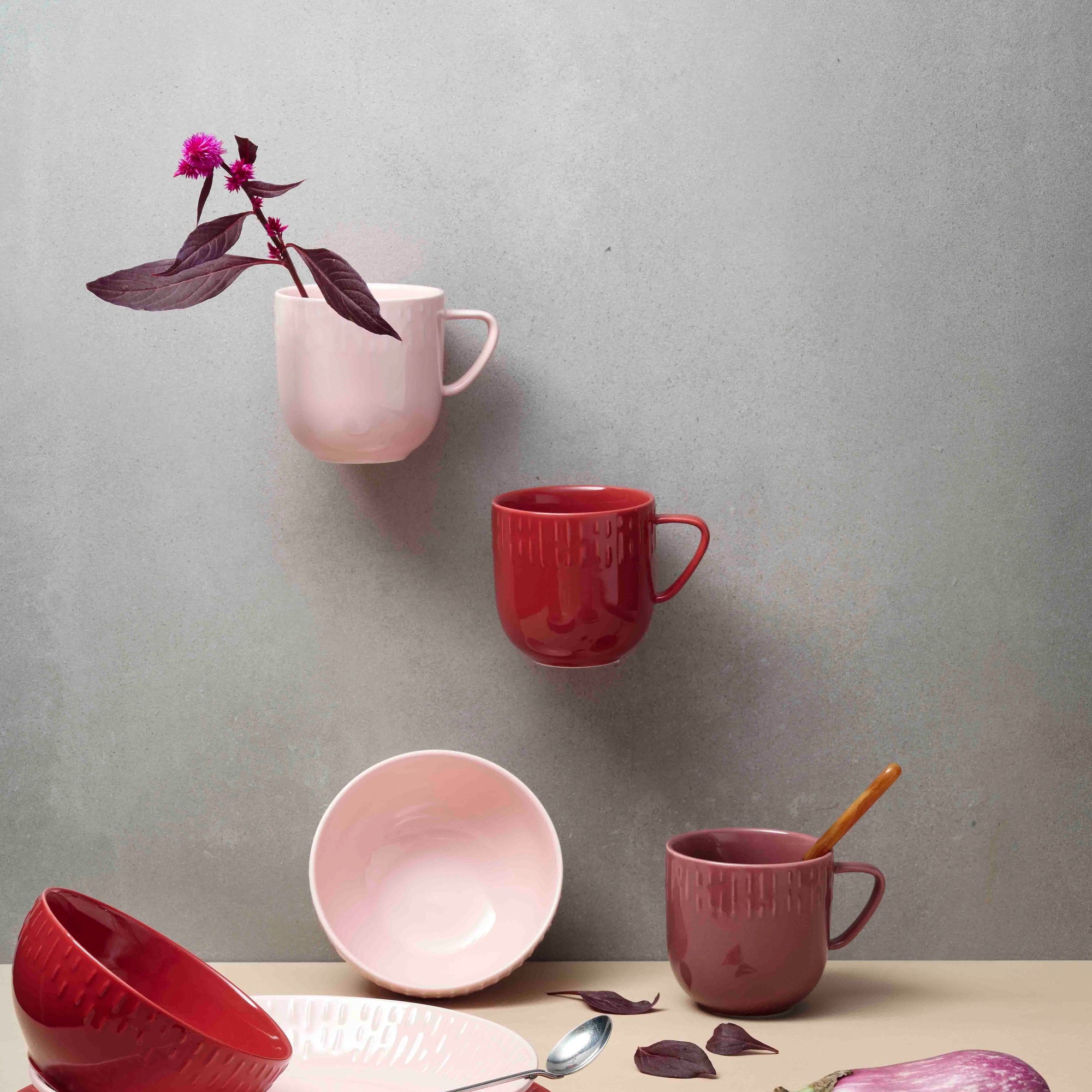 Confetti mug with handle | Cotton candy