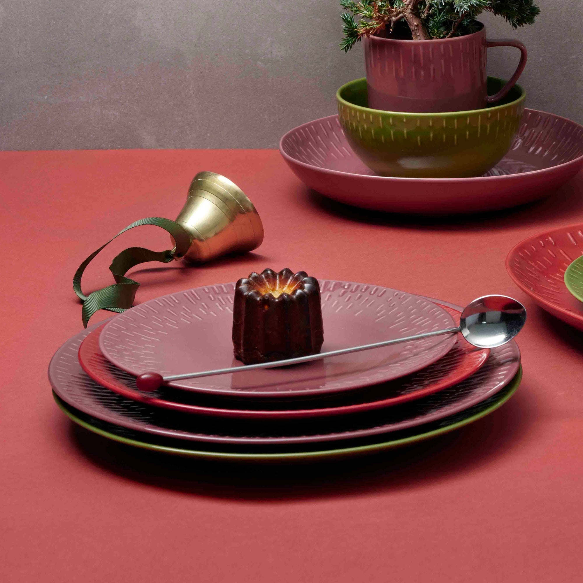 Confetti dessert plate | Bordeaux
