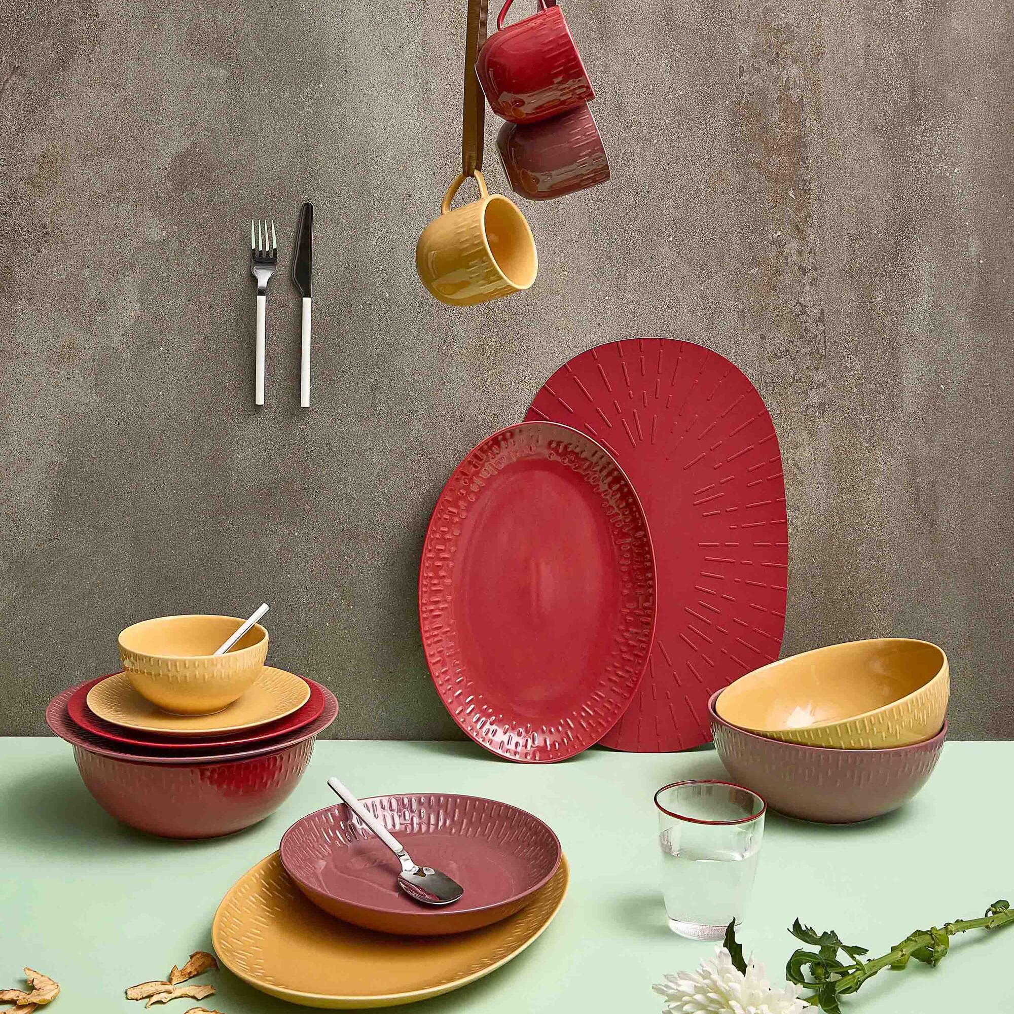 Confetti dessert plate | Mustard