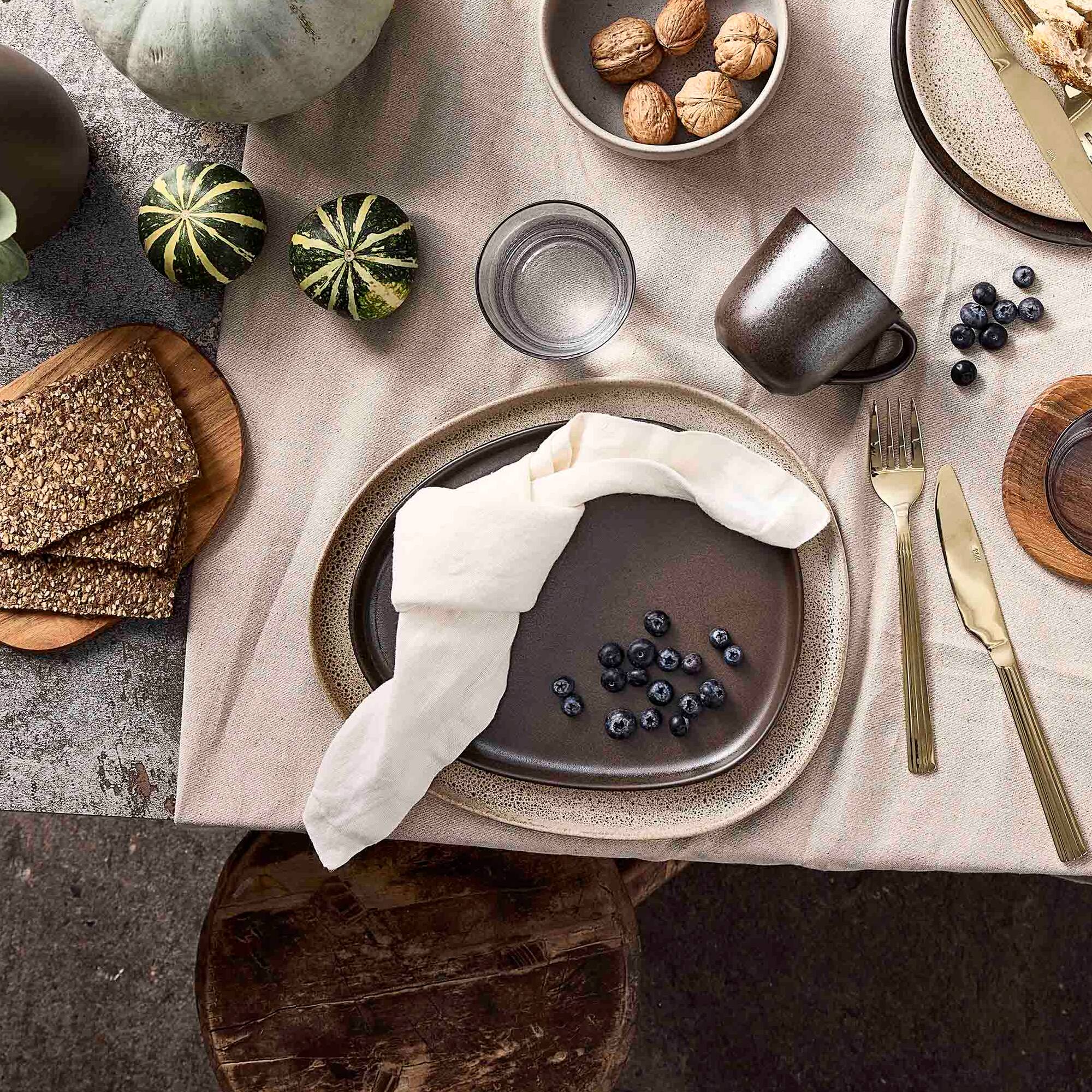 RAW Organic dinner plate | Sandy Beige