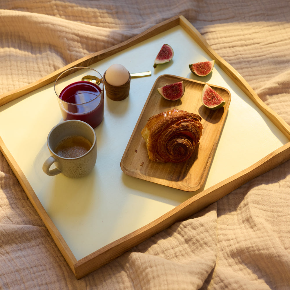 RAW Teak reversible tray 45 cm | Natural