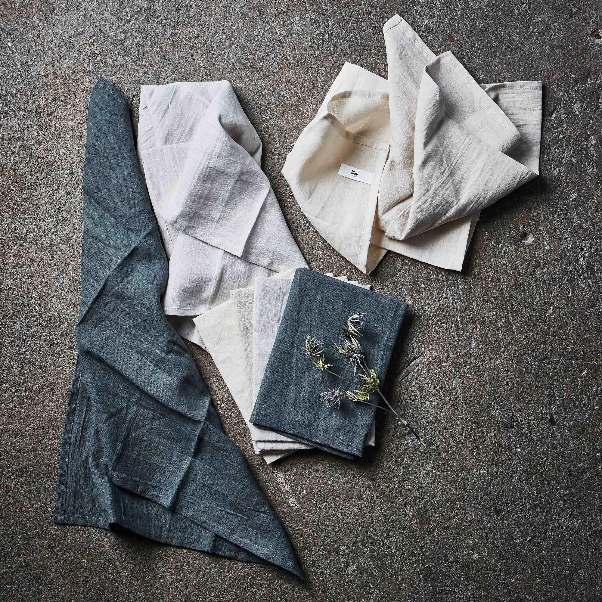 RAW tea towel 2 pcs. | Dark Grey