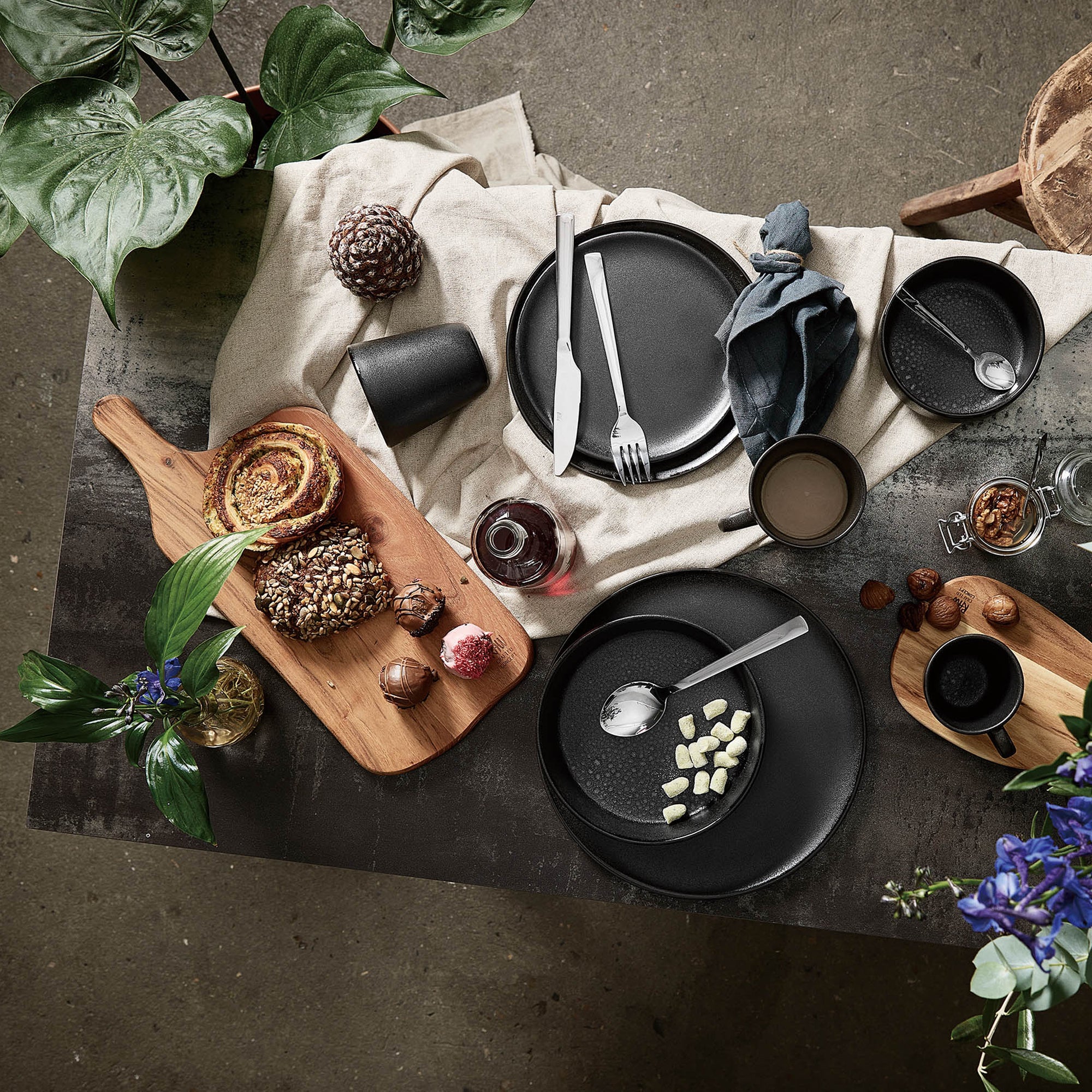 RAW dessert plate | Titanium Black