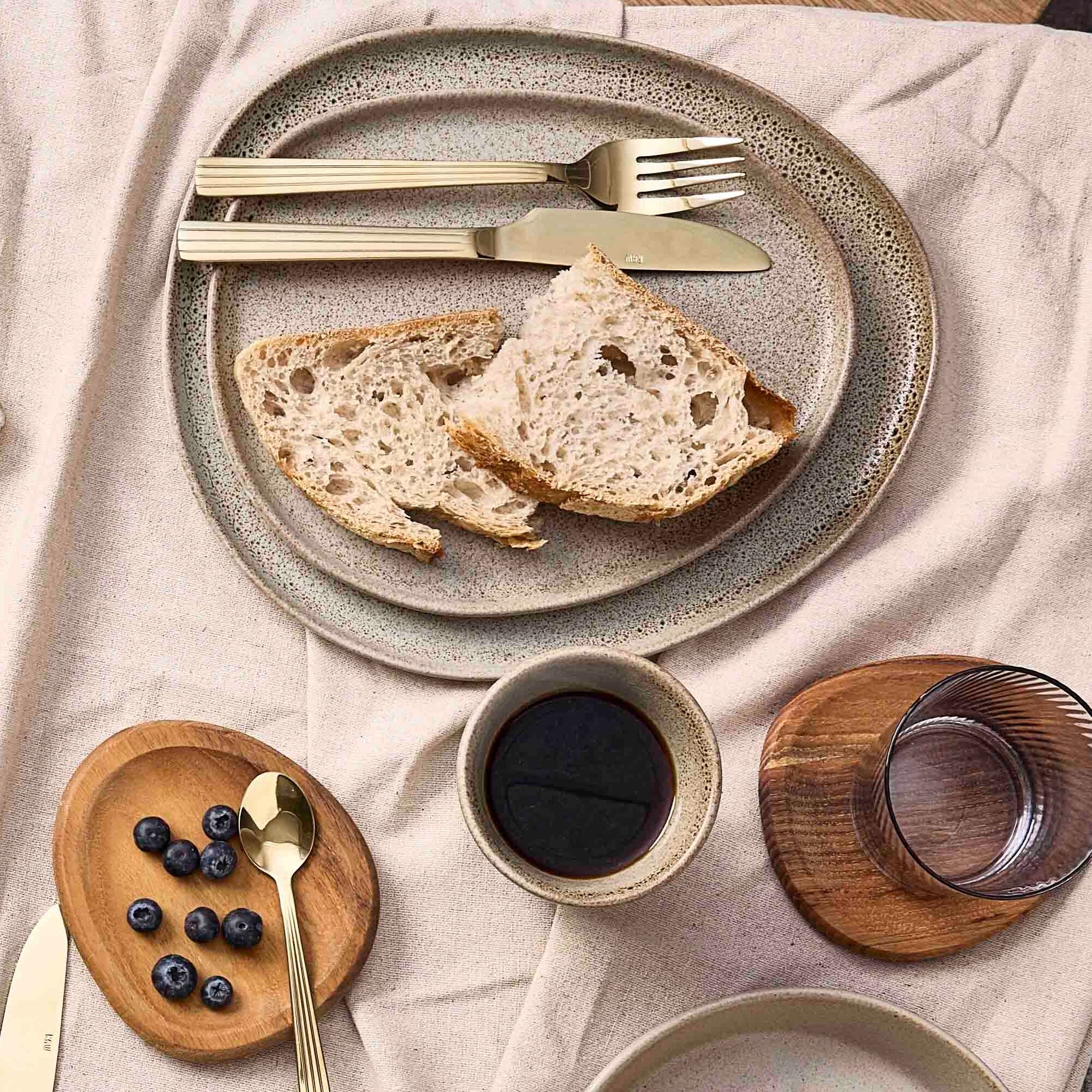 RAW Organic dinner plate | Sandy Beige