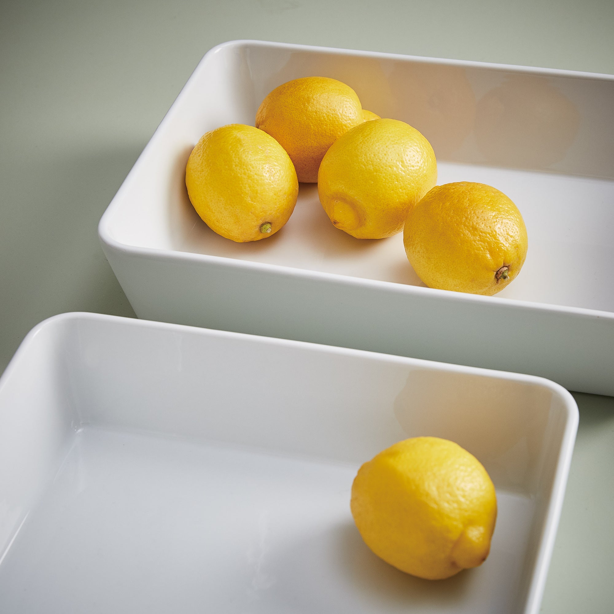 Aroma rectangular dish 30 cm | White