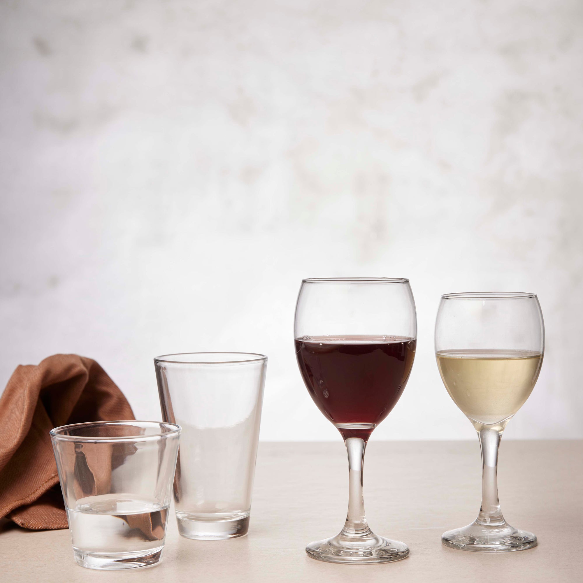 Café water glass tall | Clear