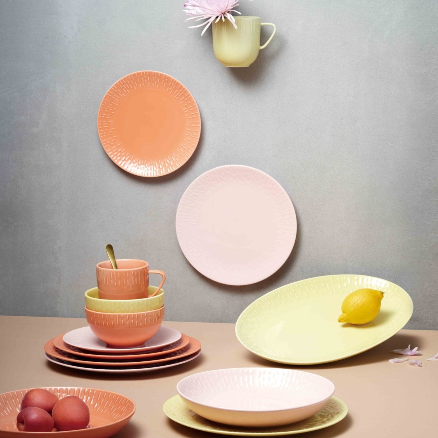 Confetti dessert plate | Apricot