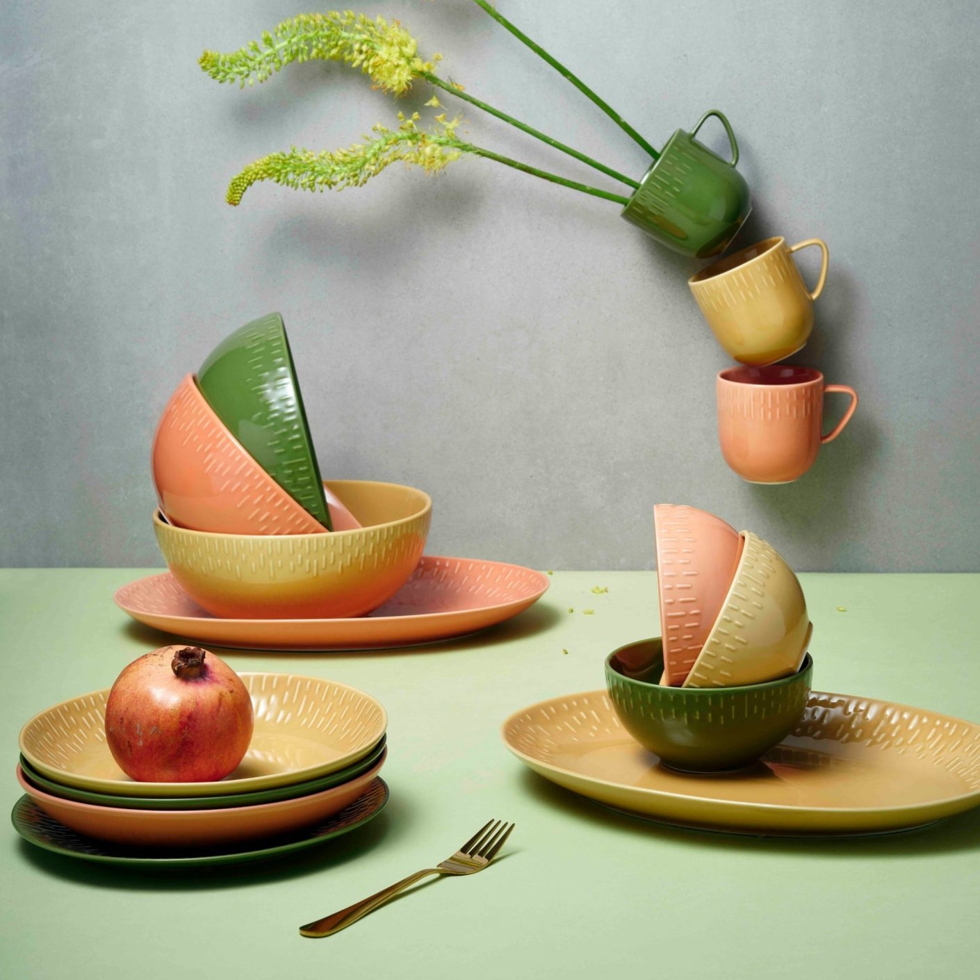 Confetti salad bowl | Mustard