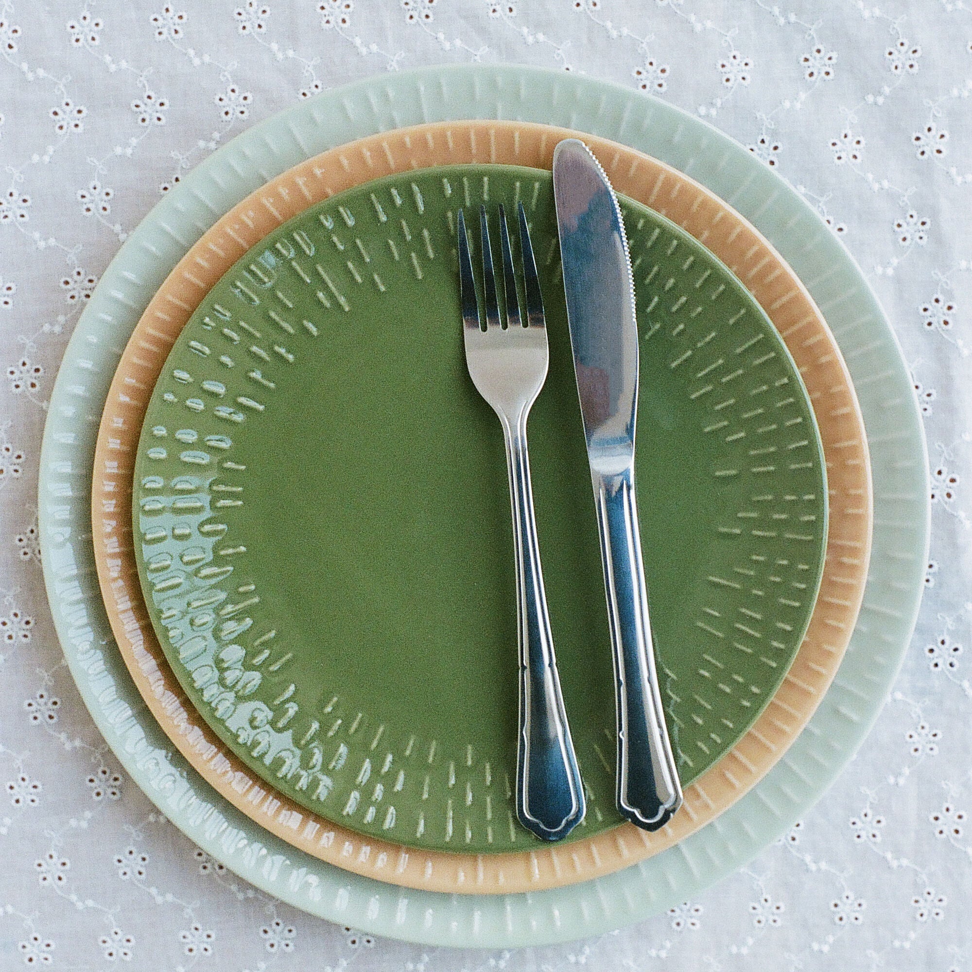 Confetti dessert plate | Olive