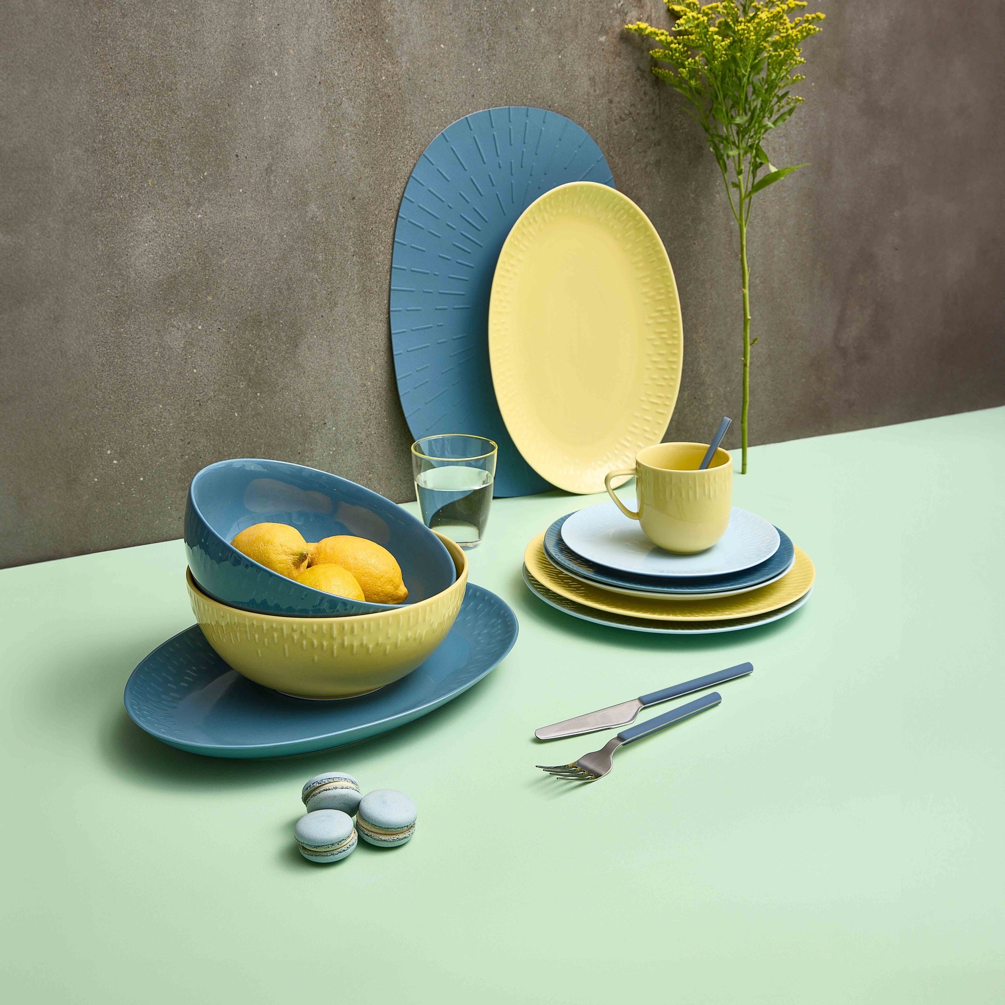 Conteffi 16 piece cutlery | Blueberry