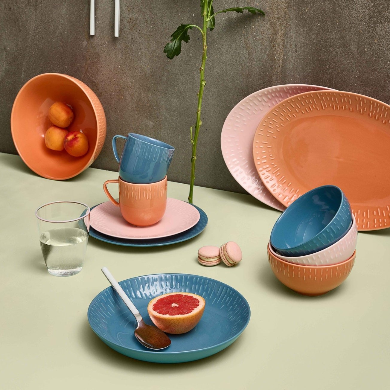 Confetti lunch plate | Blueberry