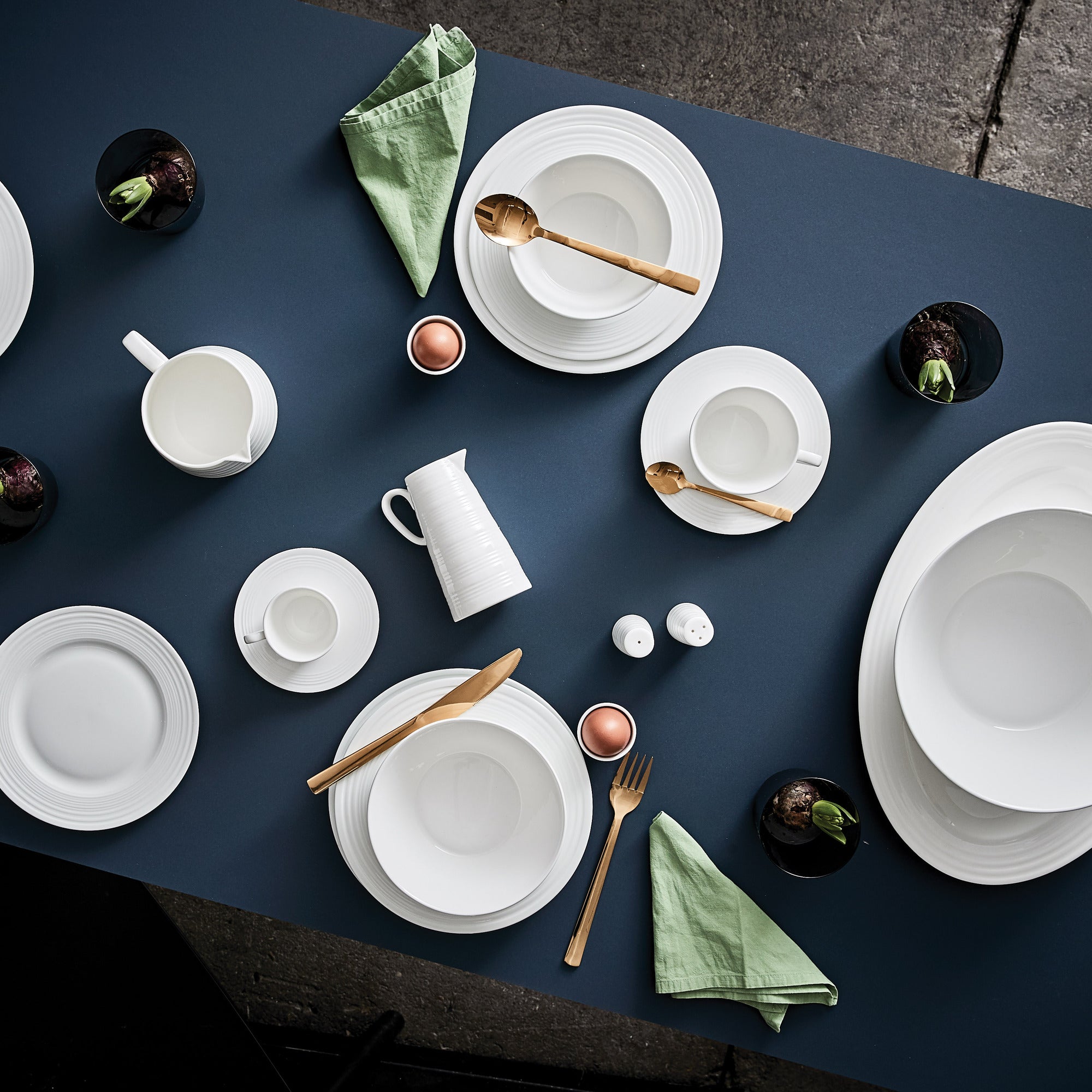 Passion lunch plate 4 pcs. | Cream White