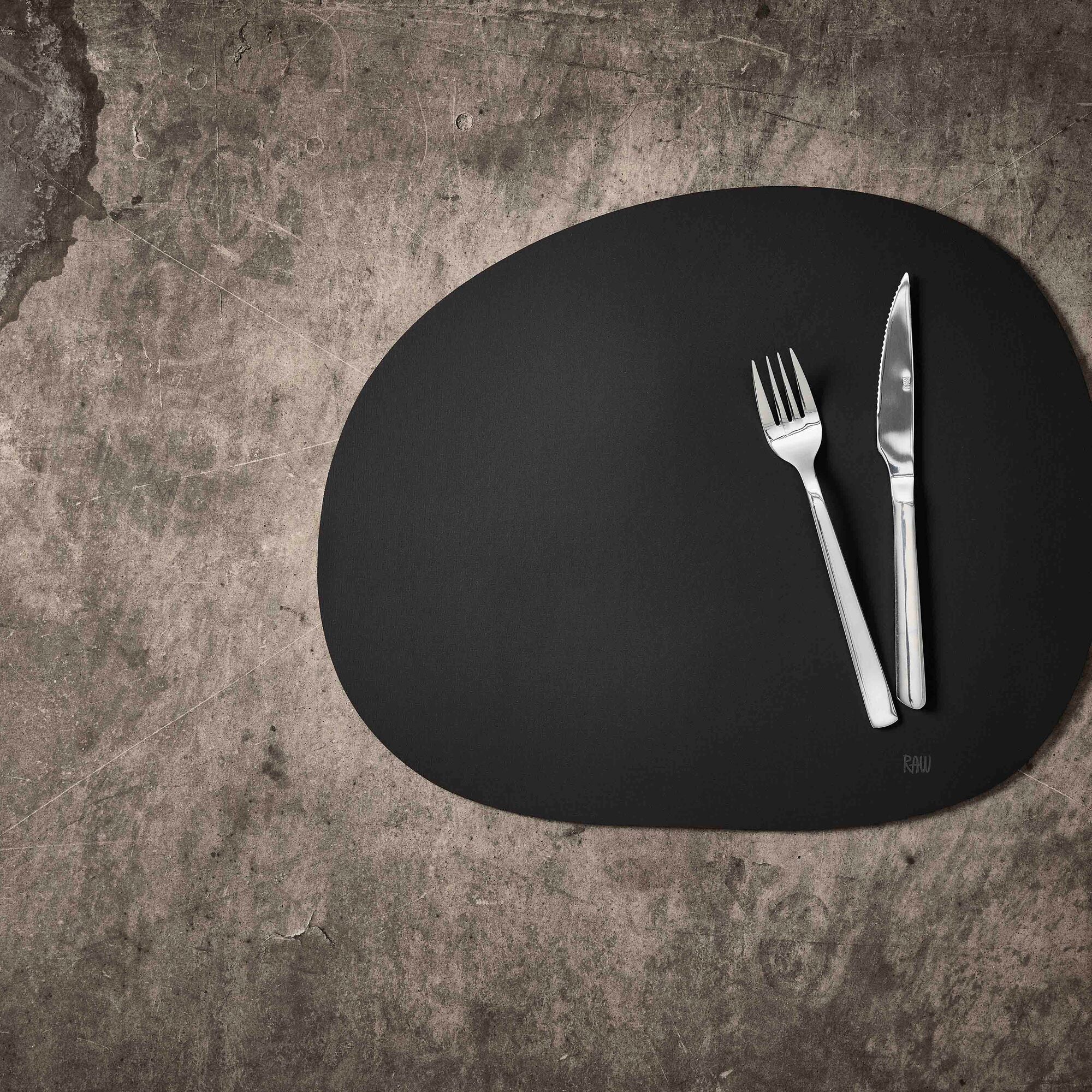 RAW Silicone placemat | Black