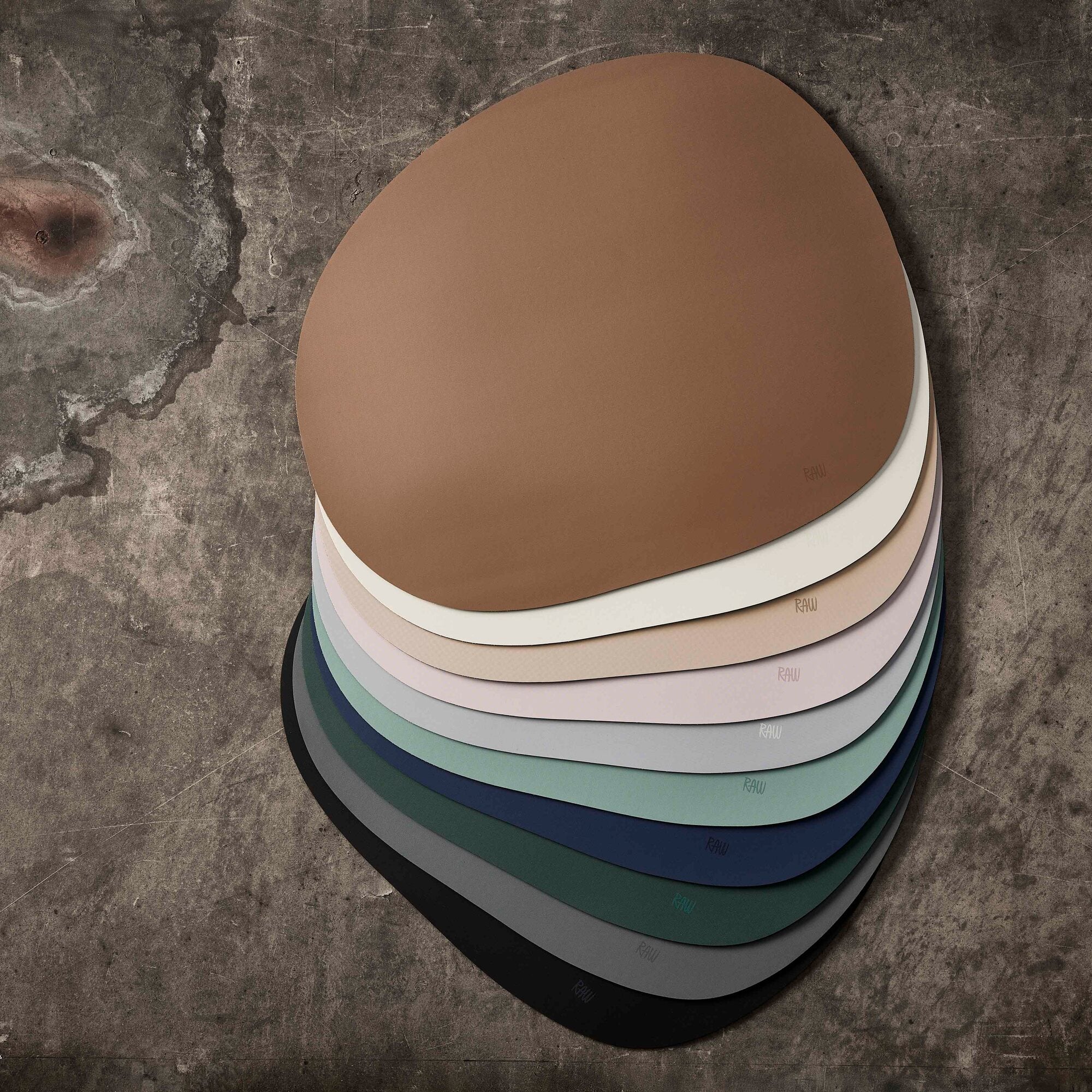 RAW Silicone placemat | Light Grey