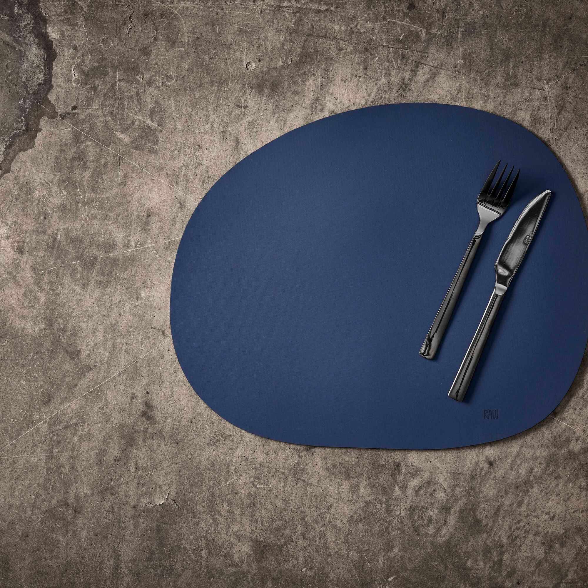 RAW Silicone placemat | Dark blue