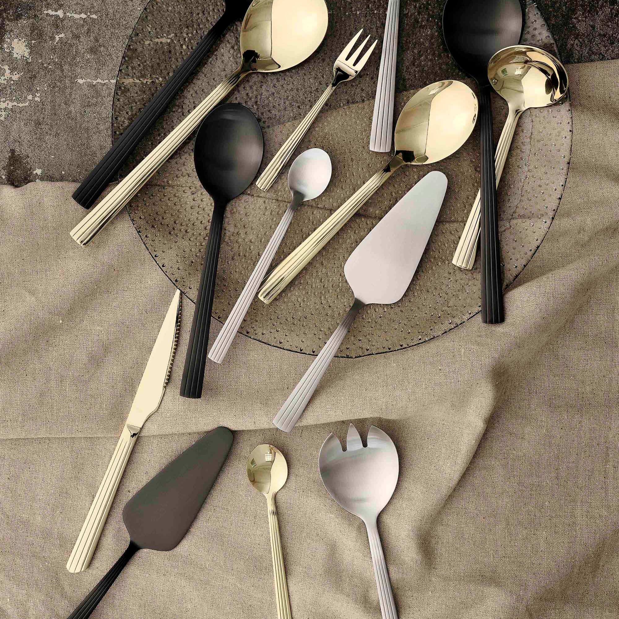 RAW salad set 2 pieces | Matte Steel