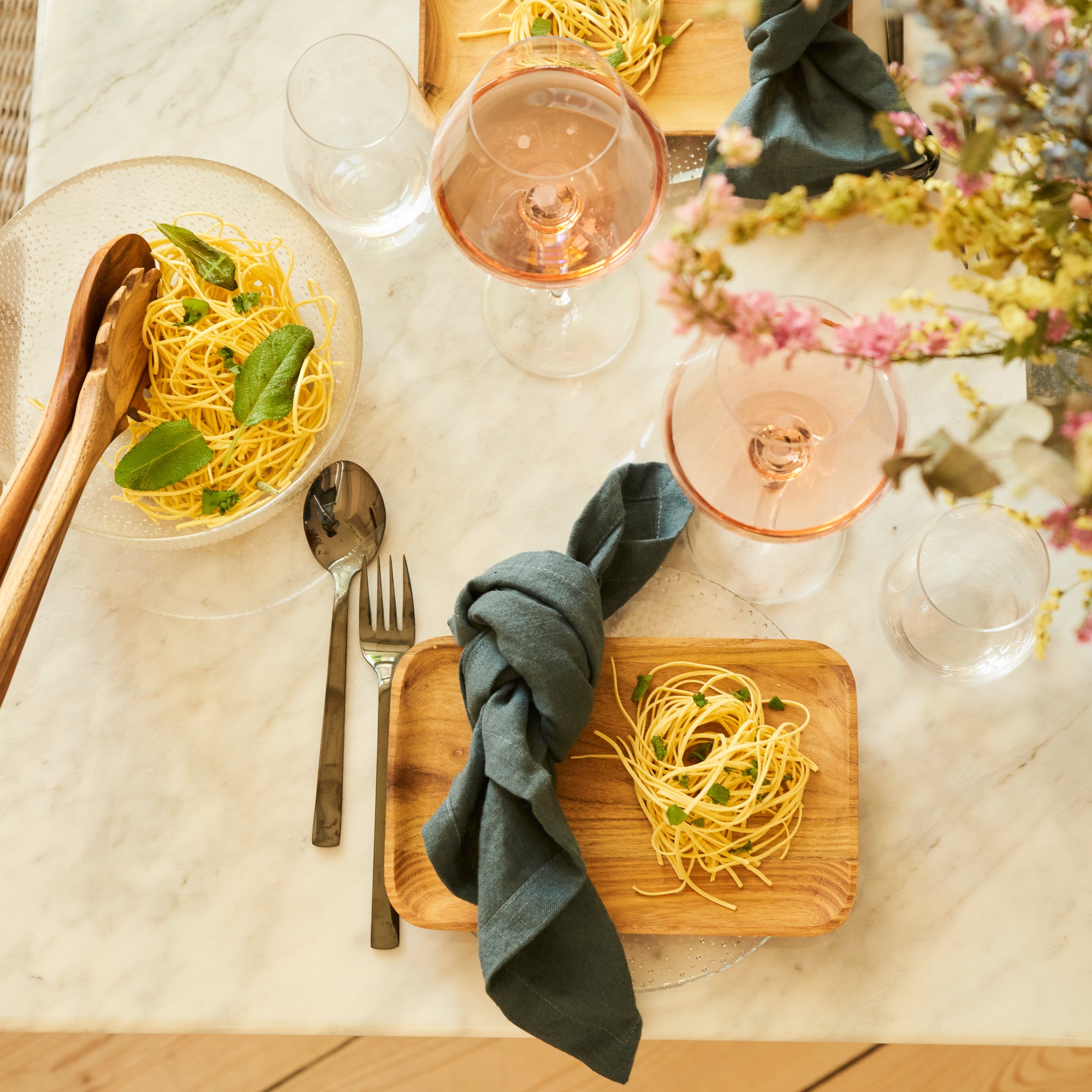 RAW Glass Beads bowl 20.5 cm | Clear