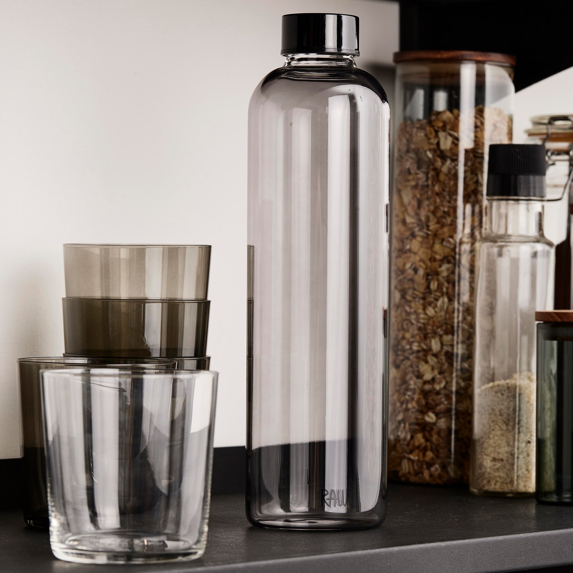 RAW water glass 4 pcs. | Clear