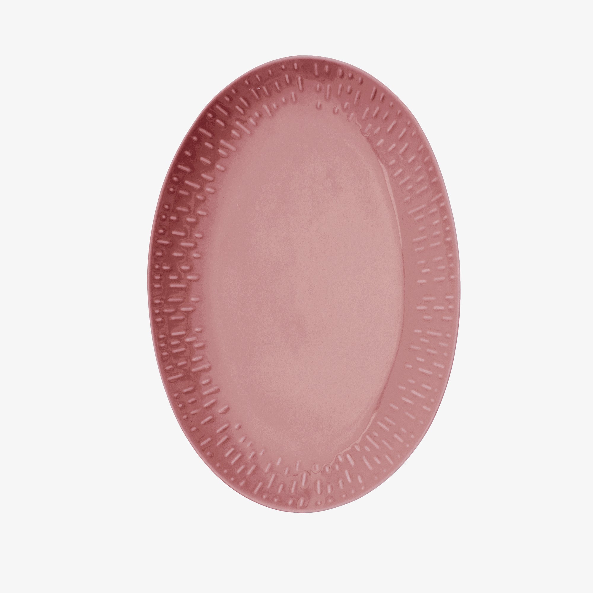 Confetti oval dish | Bordeaux