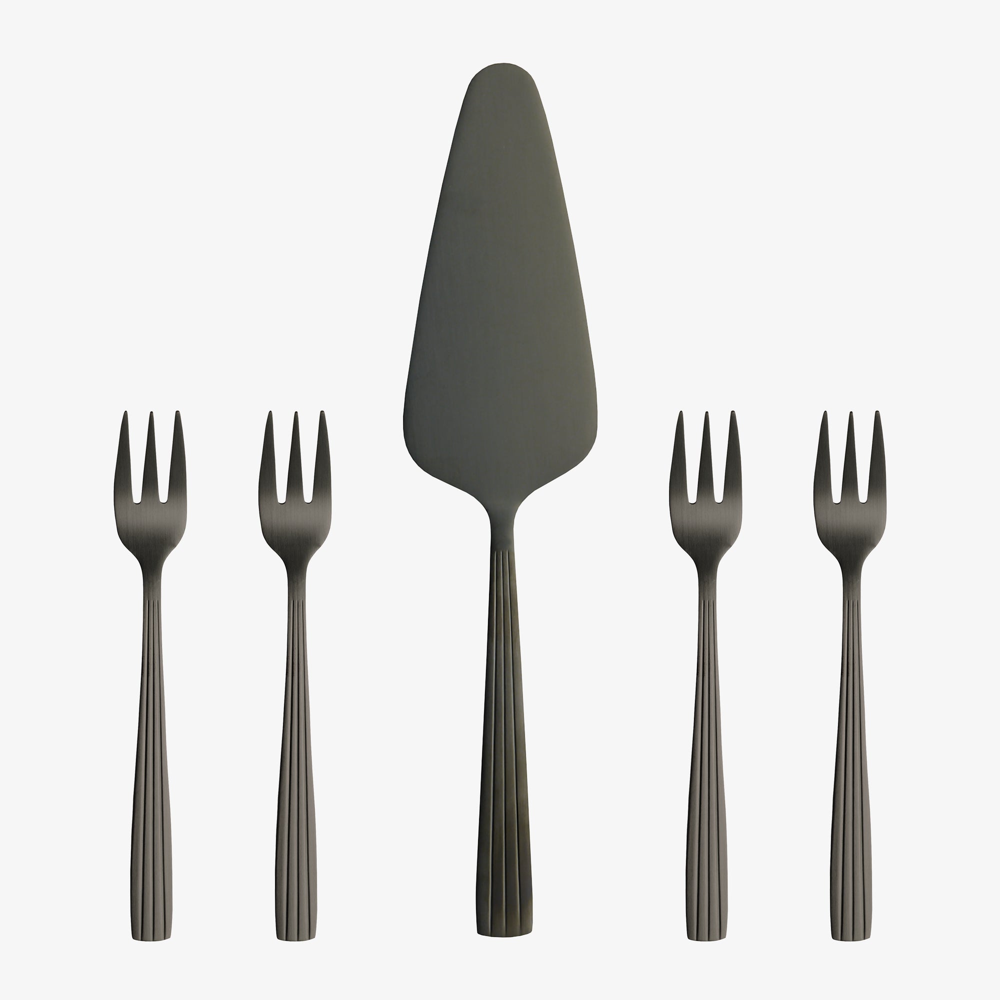 RAW cake set 5 pieces | Matte Black