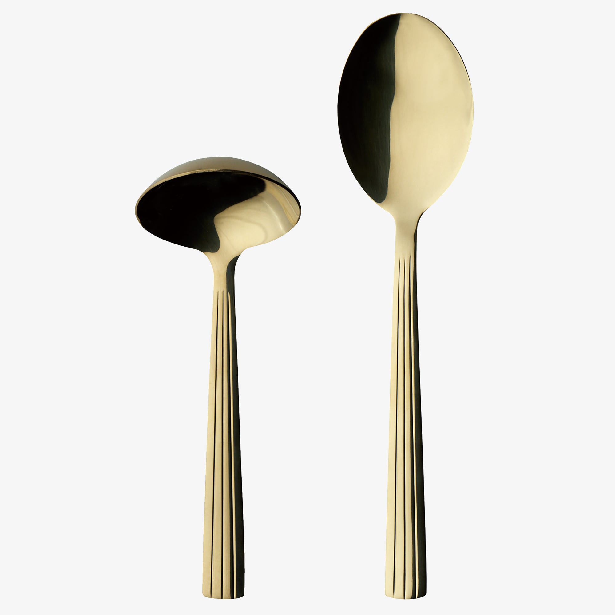 RAW sauce and potato spoon 2 parts | Champagne Gold