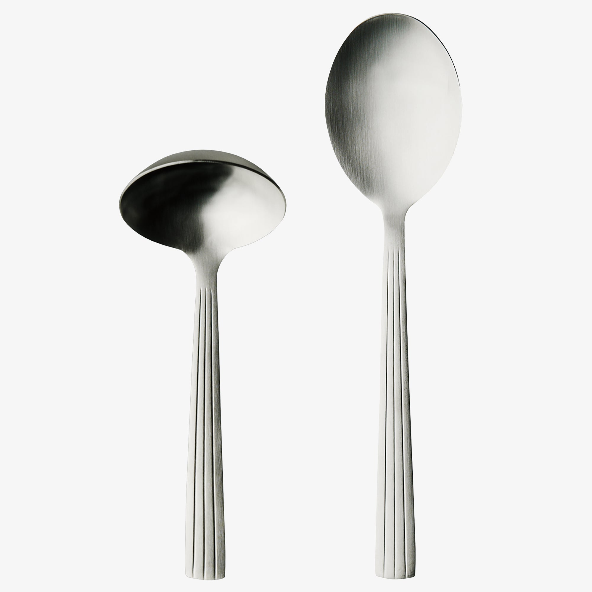 RAW sauce and potato spoon 2 parts | Matte Steel