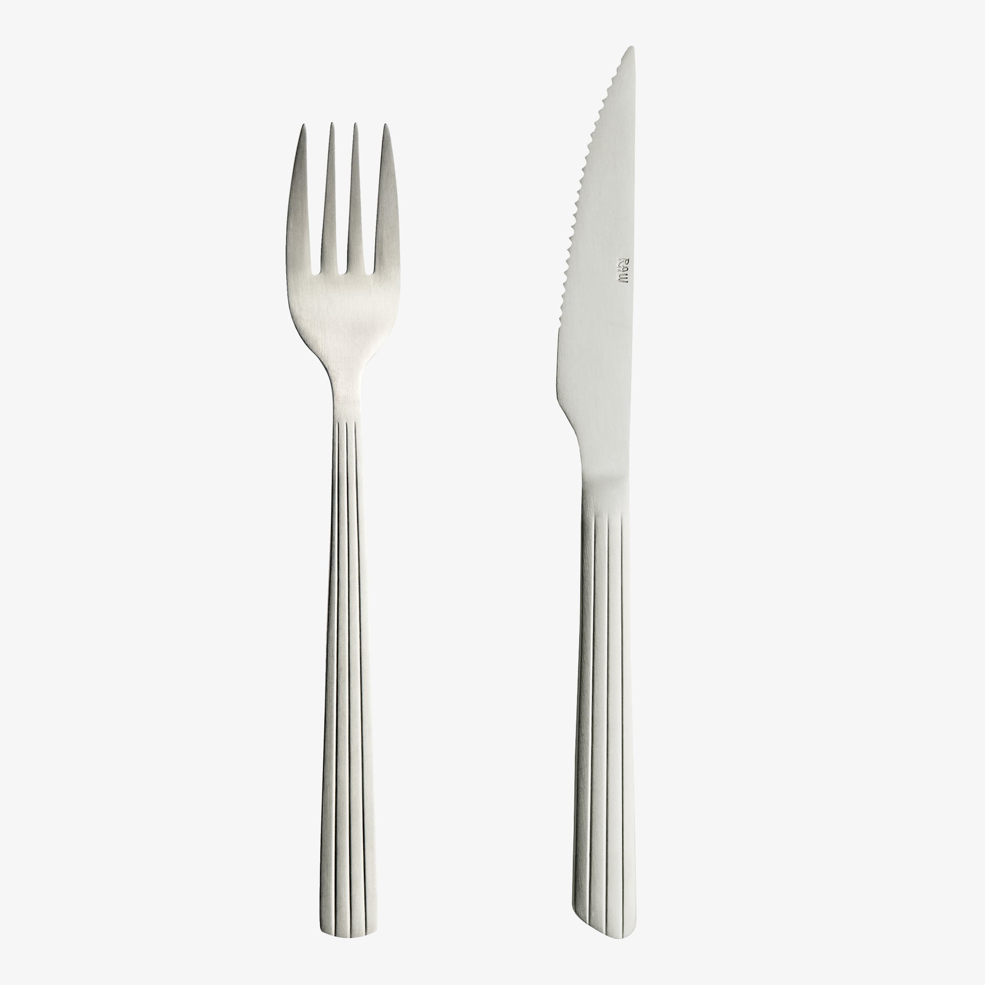 RAW 8 piece steak set | Matte Steel