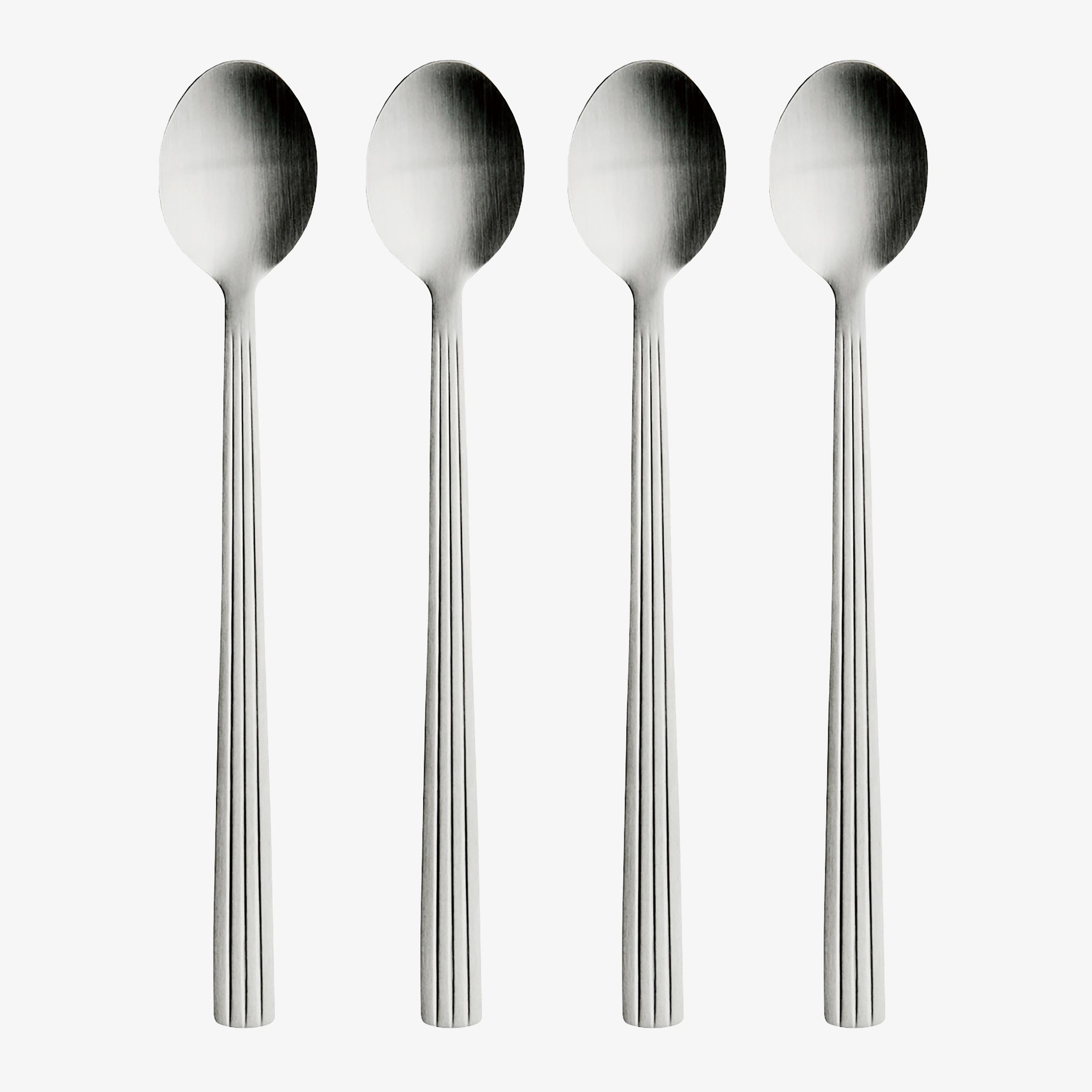 RAW café latte spoon 4 pcs. | Matte Steel