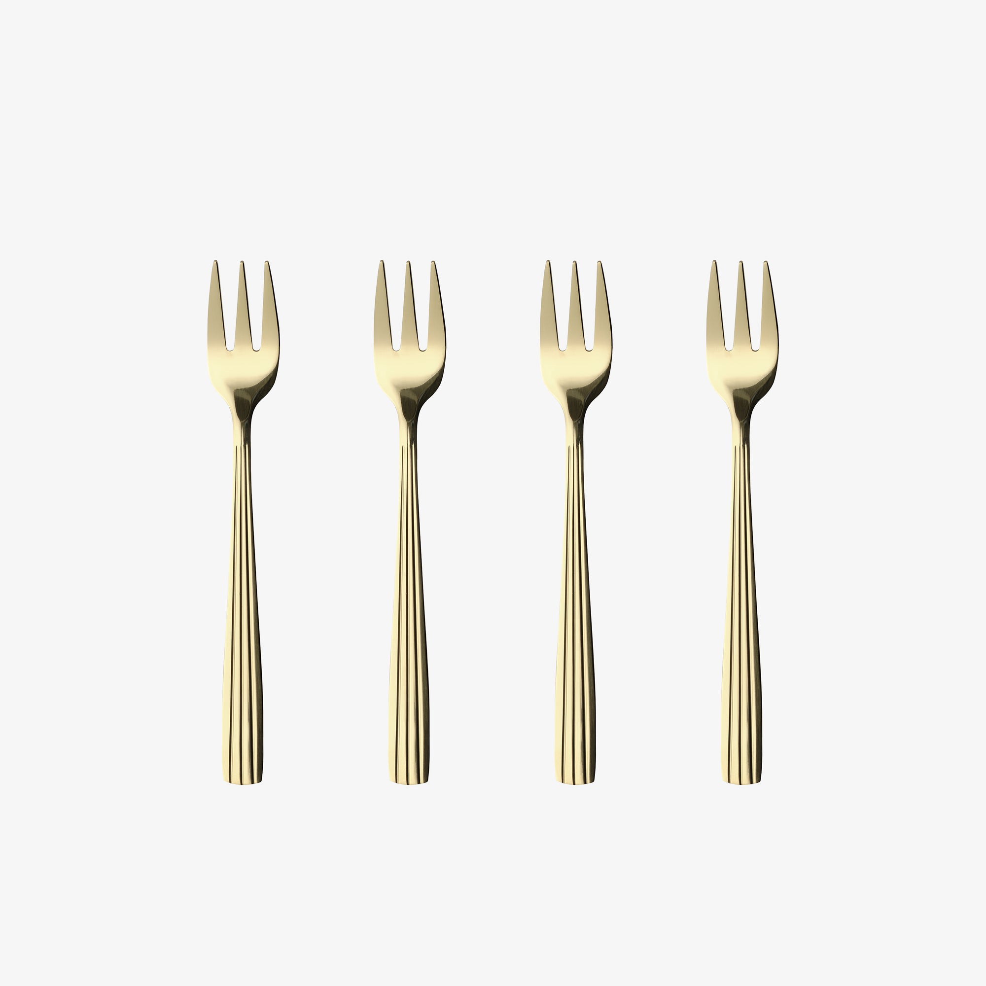 RAW cake fork 4 pcs. | Champagne Gold