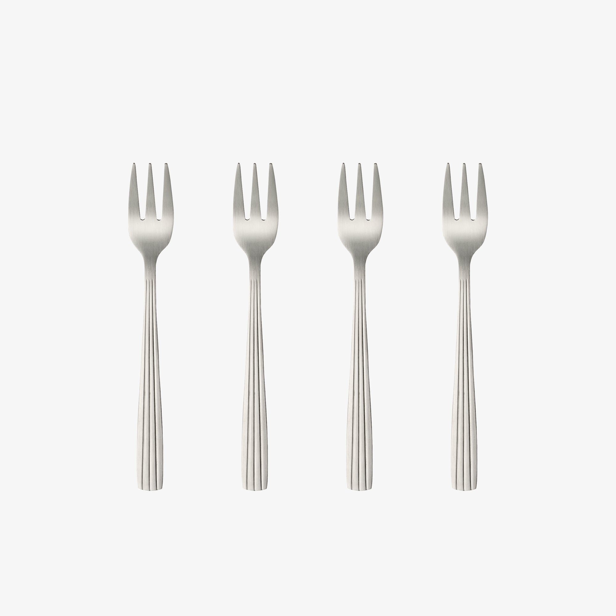 RAW cake fork 4 pcs. | Matte Steel