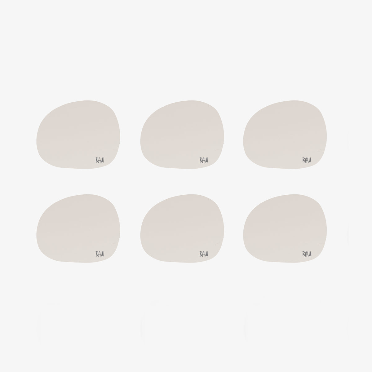 RAW Silicone coasters 6 pcs.