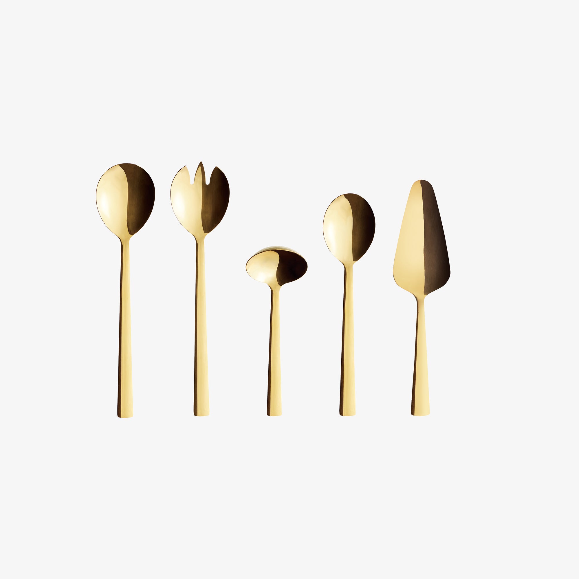 RAW 5 piece serving set | Gold