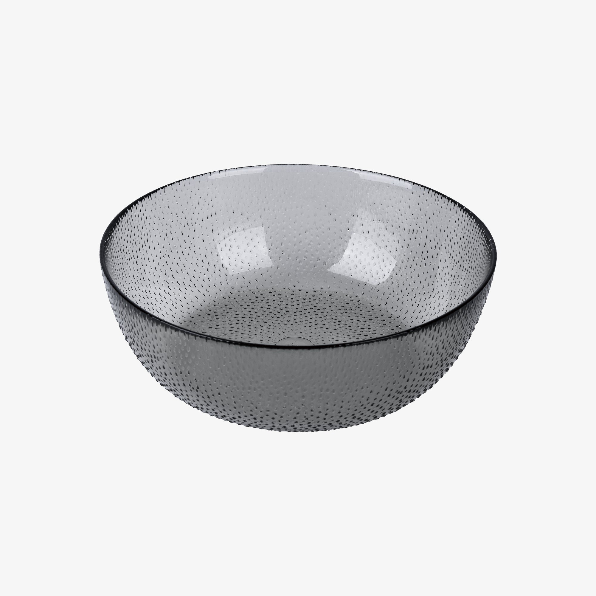 RAW Glass Beads bowl 20.5 cm | Smoke