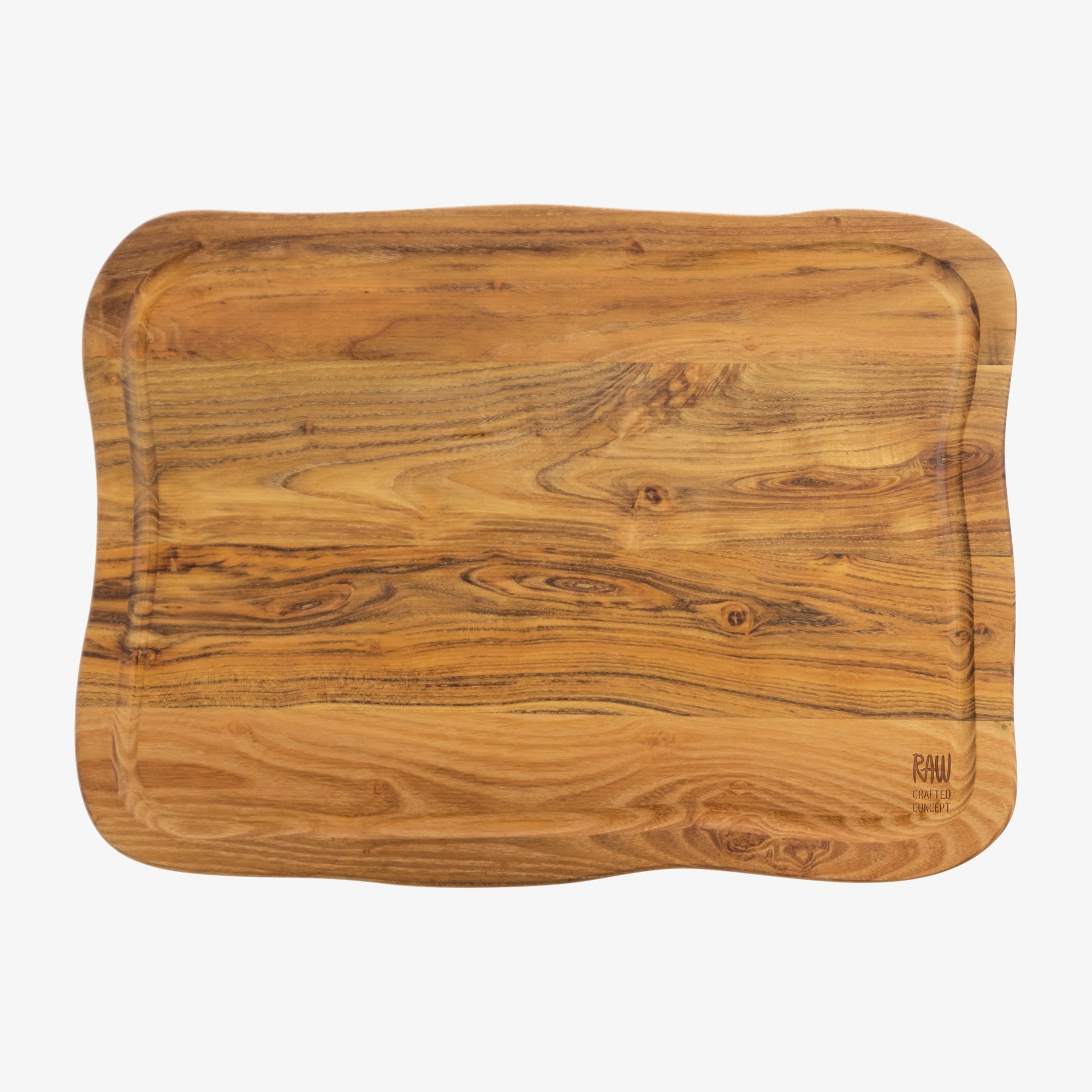 RAW cutting board with juice groove | Natural