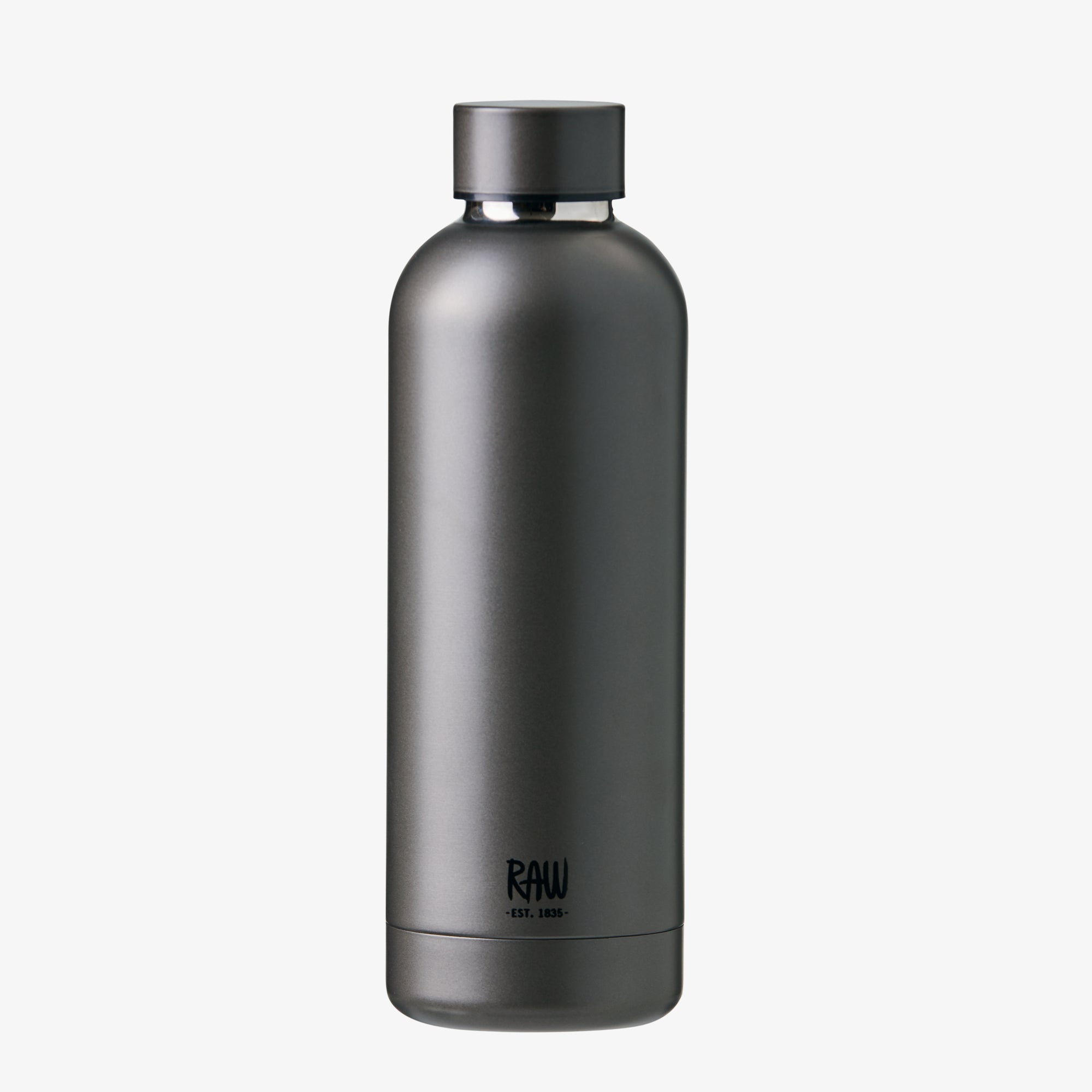 RAW To Go thermo bottle | Metallic Dark Grey
